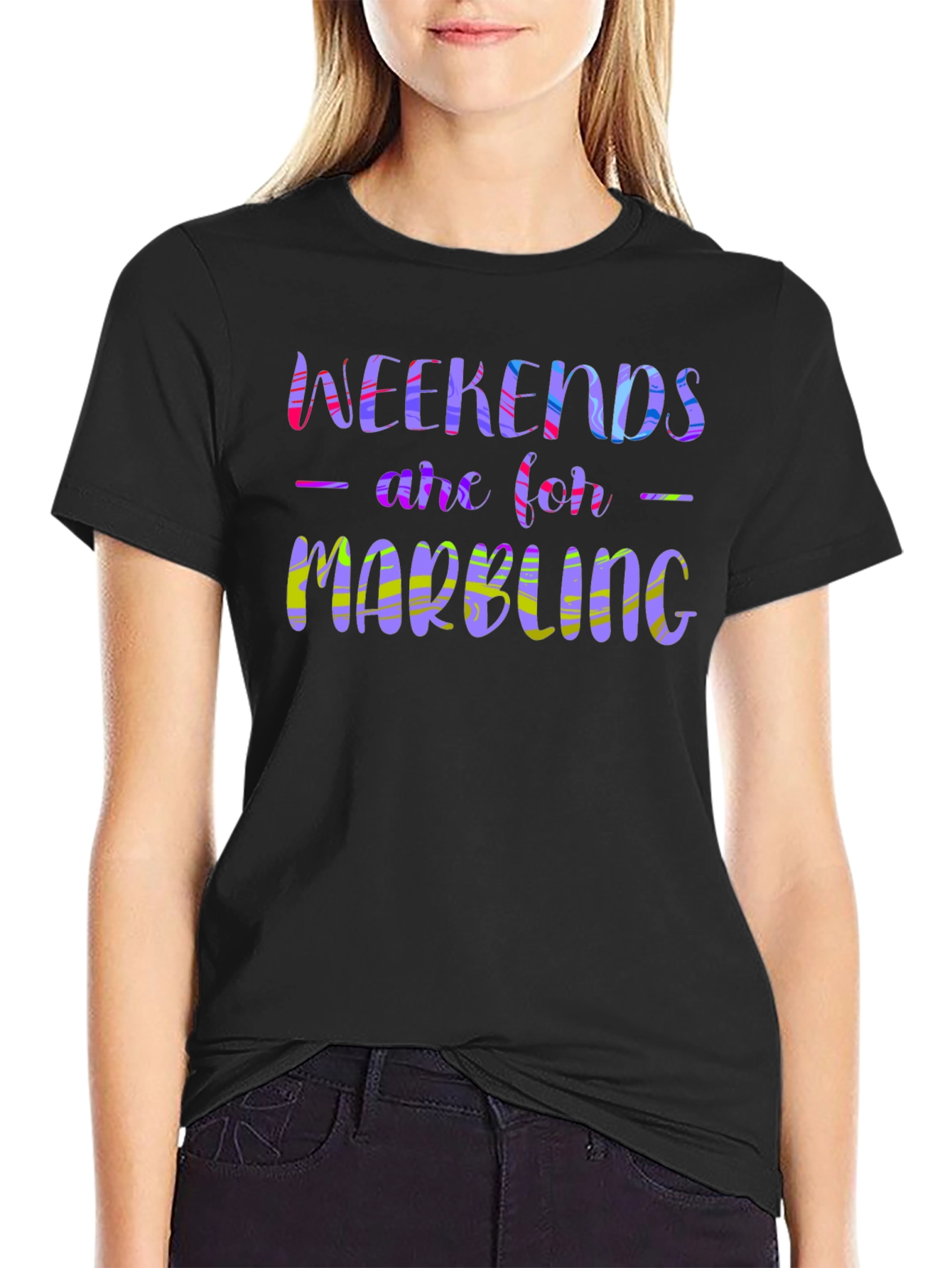 Weekends are for Marbling T-Shirt