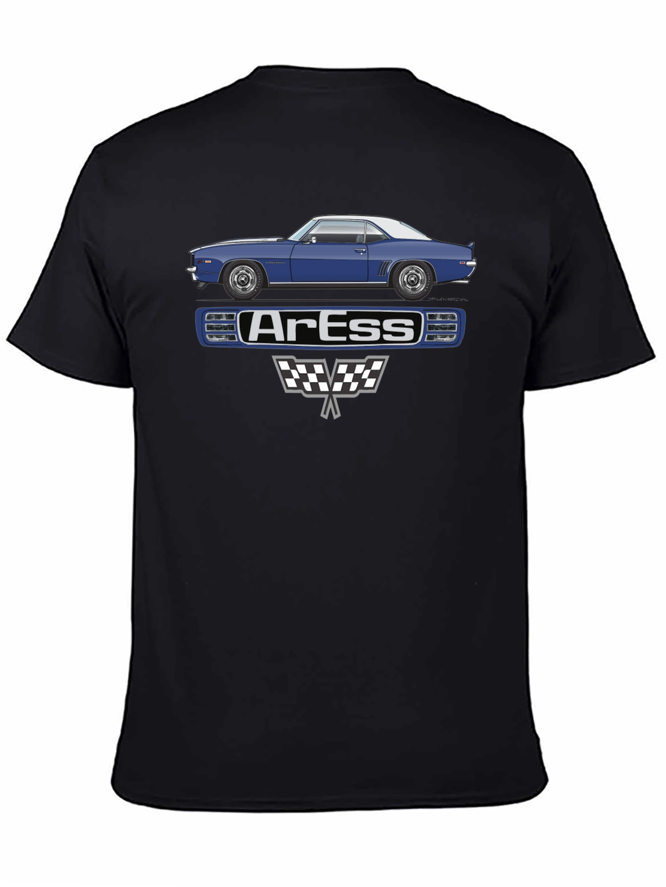 ArEss Car Graphic T-Shirt Classic Auto Tee