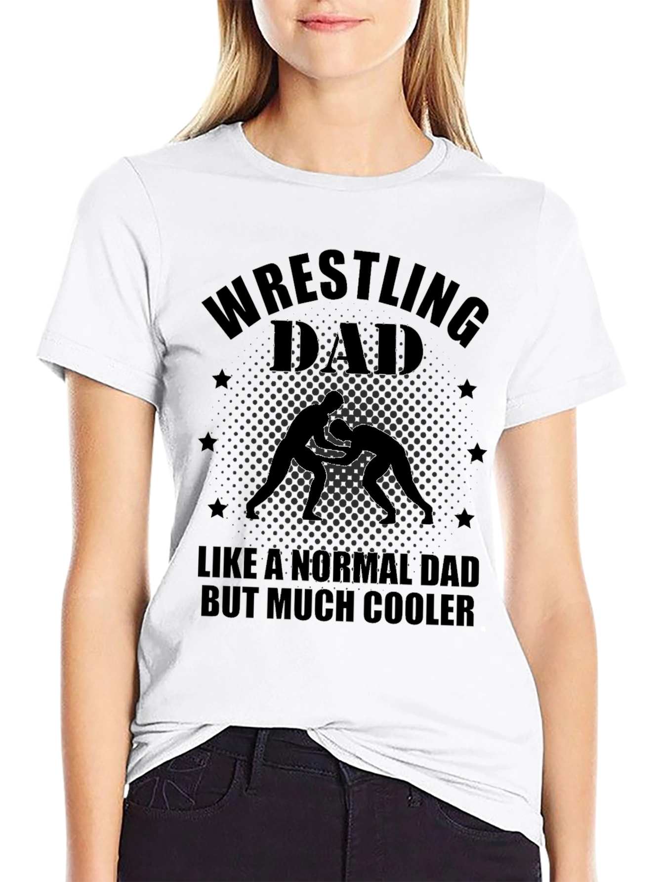 Wrestling Dad T-Shirt - Cool Dad Edition