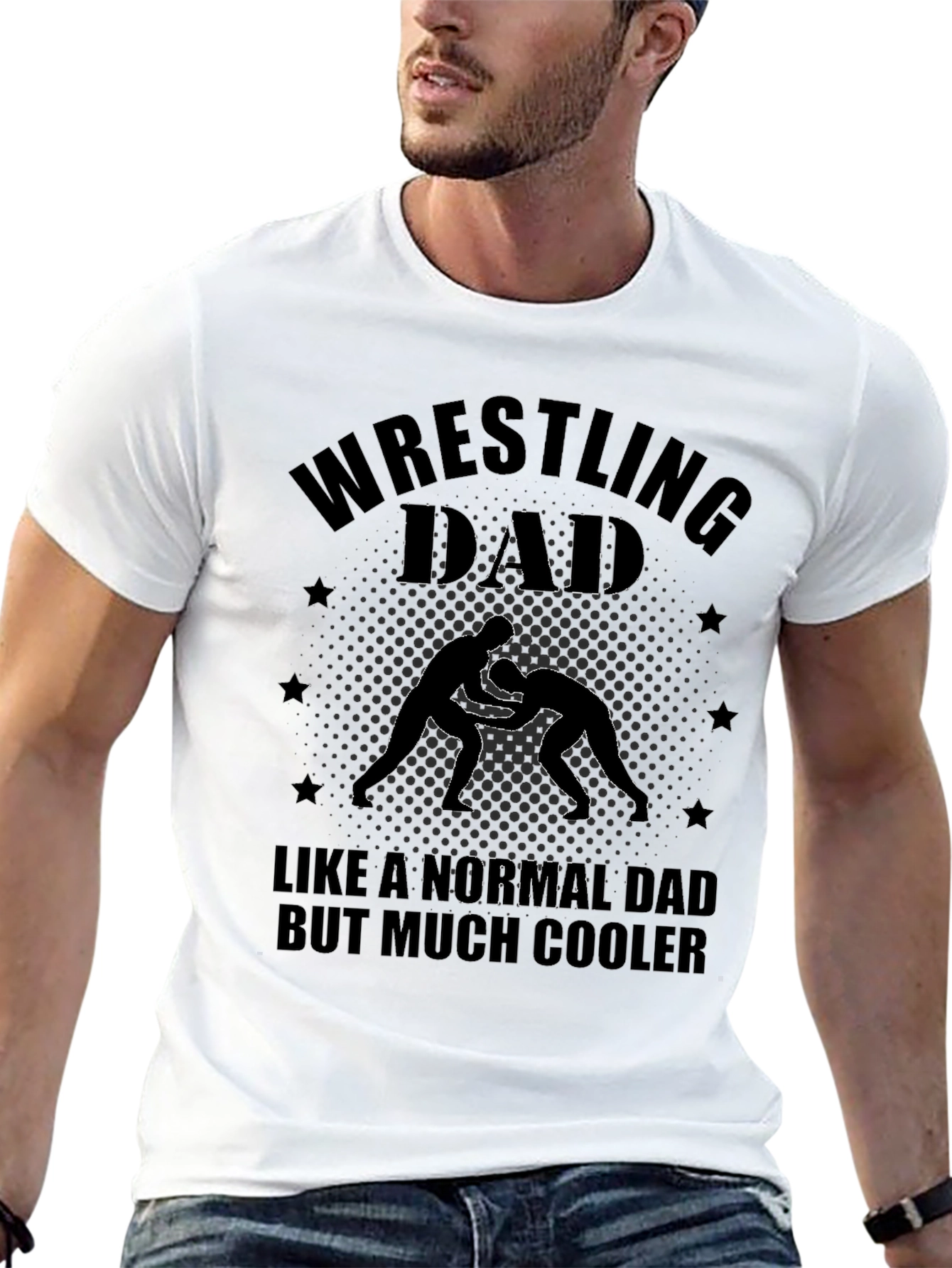 Wrestling Dad T-Shirt - Cool Dad Edition