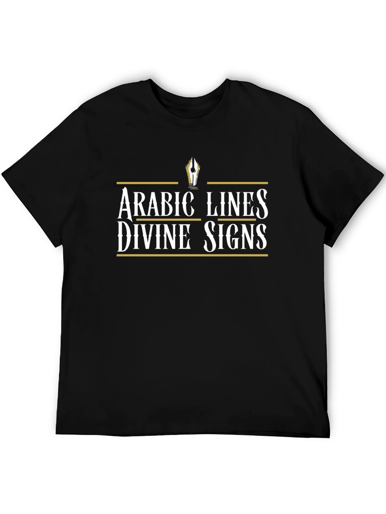 Arabic Lines Divine Signs Graphic Tee