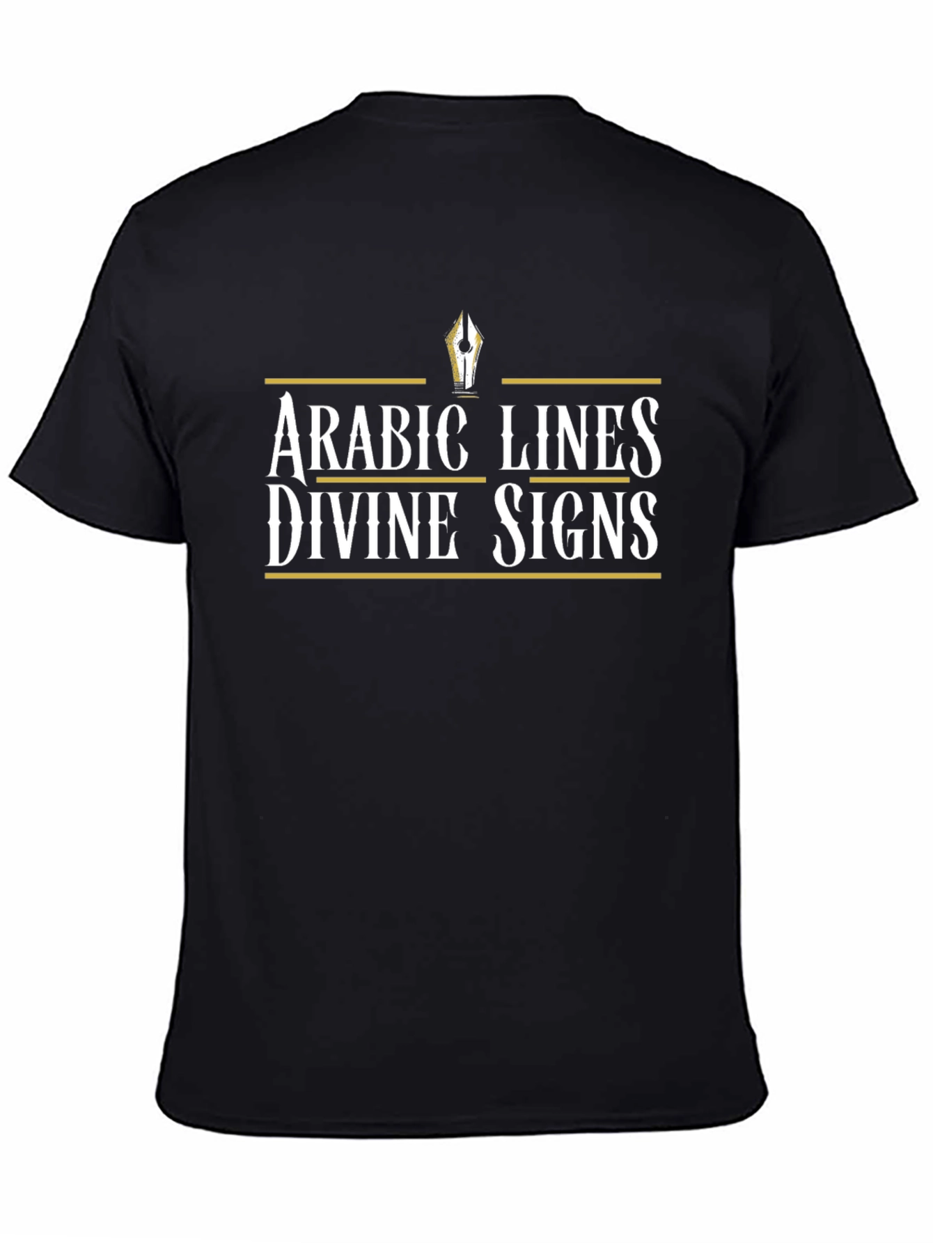 Arabic Lines Divine Signs Graphic Tee