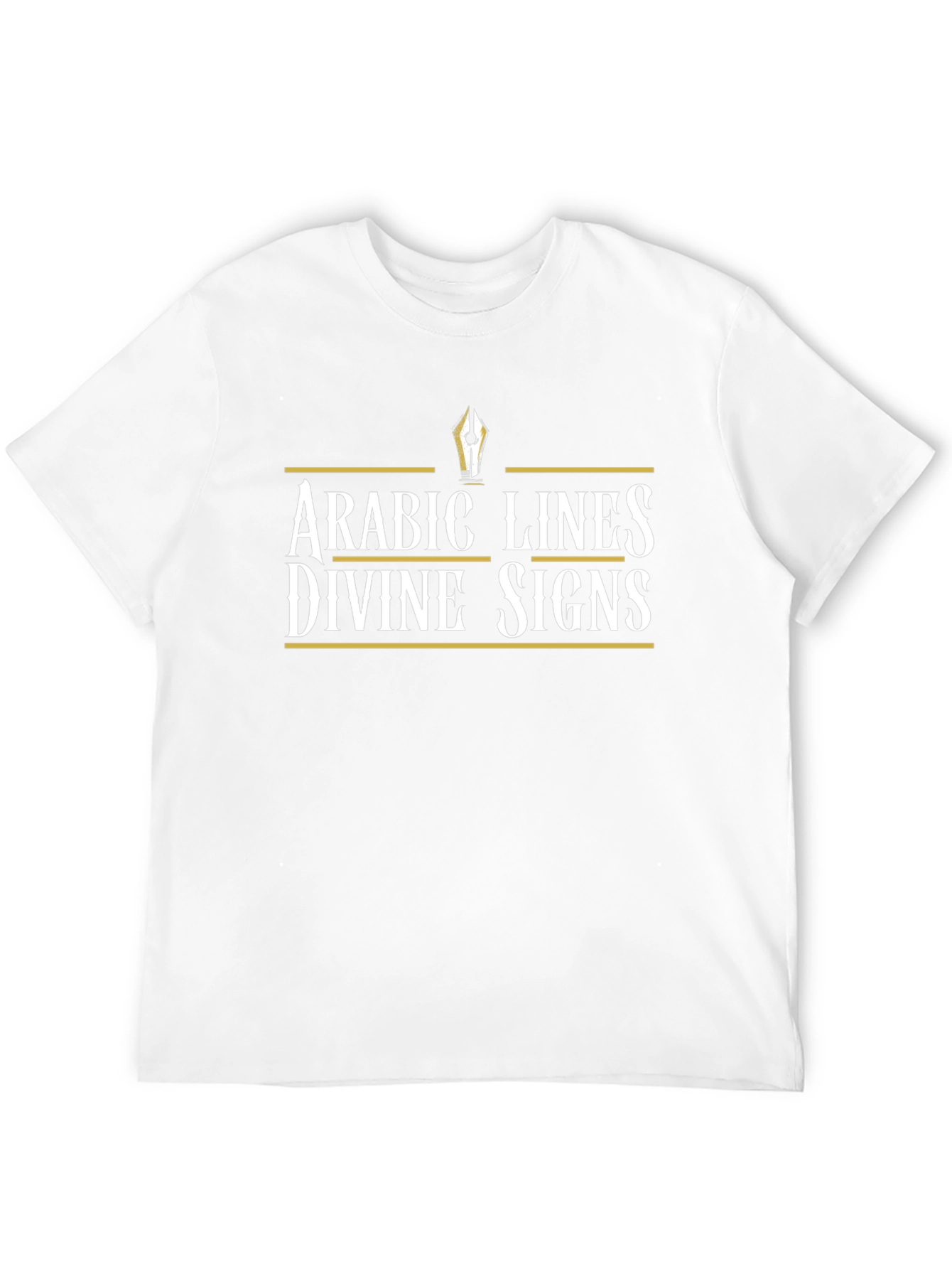 Arabic Lines Divine Signs Graphic Tee