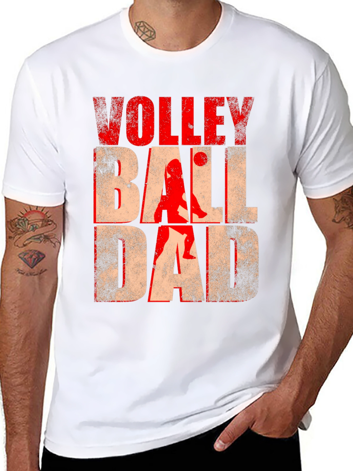 Volleyball Dad Graphic Tee