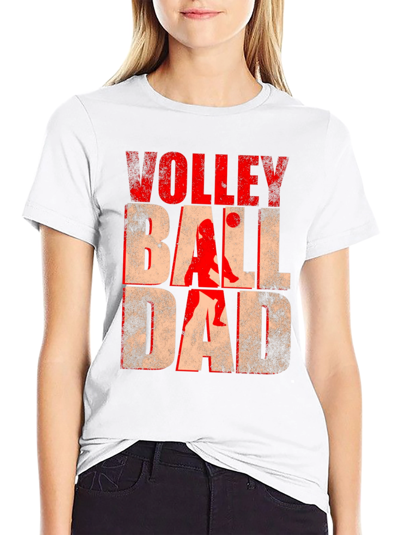 Volleyball Dad Graphic Tee