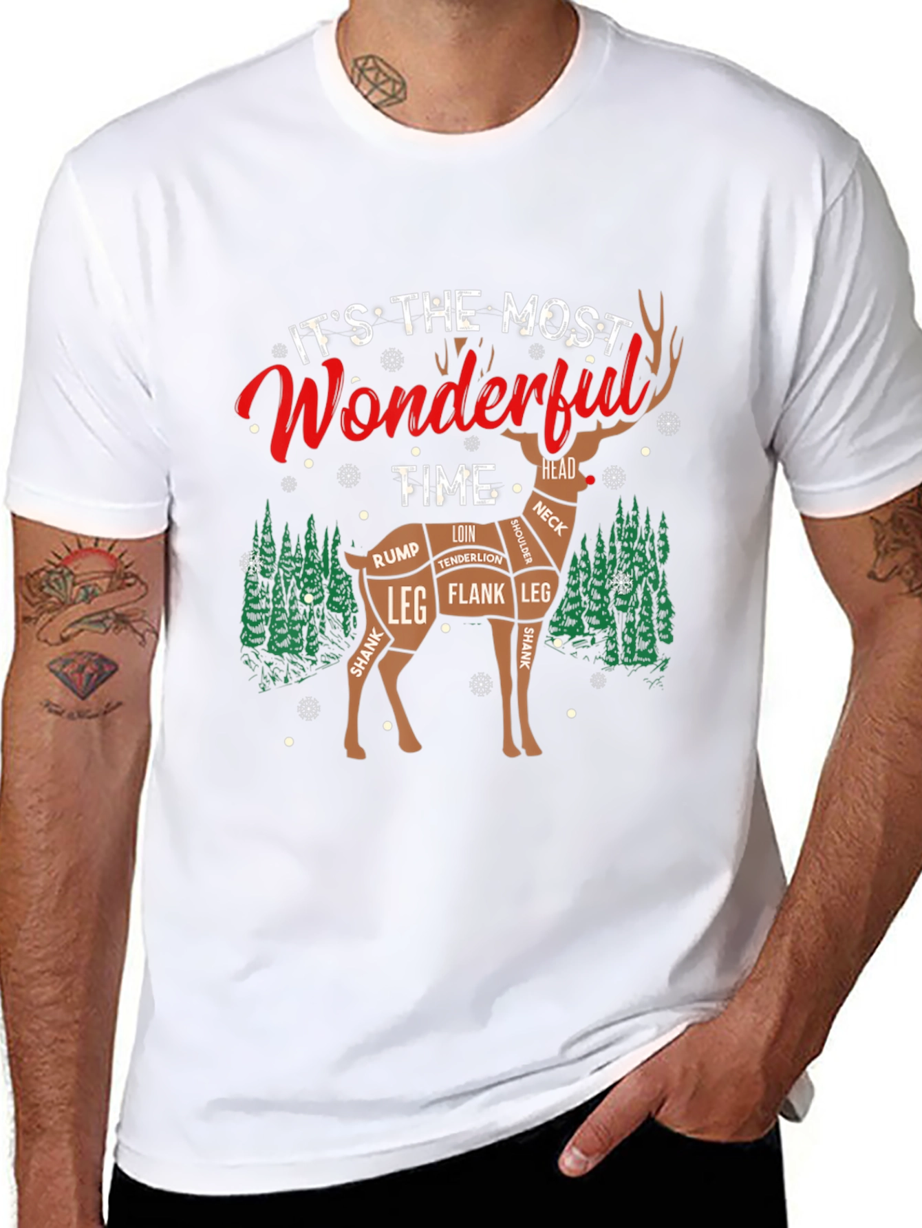 Wonderful Time Deer Meat Cut T-Shirt