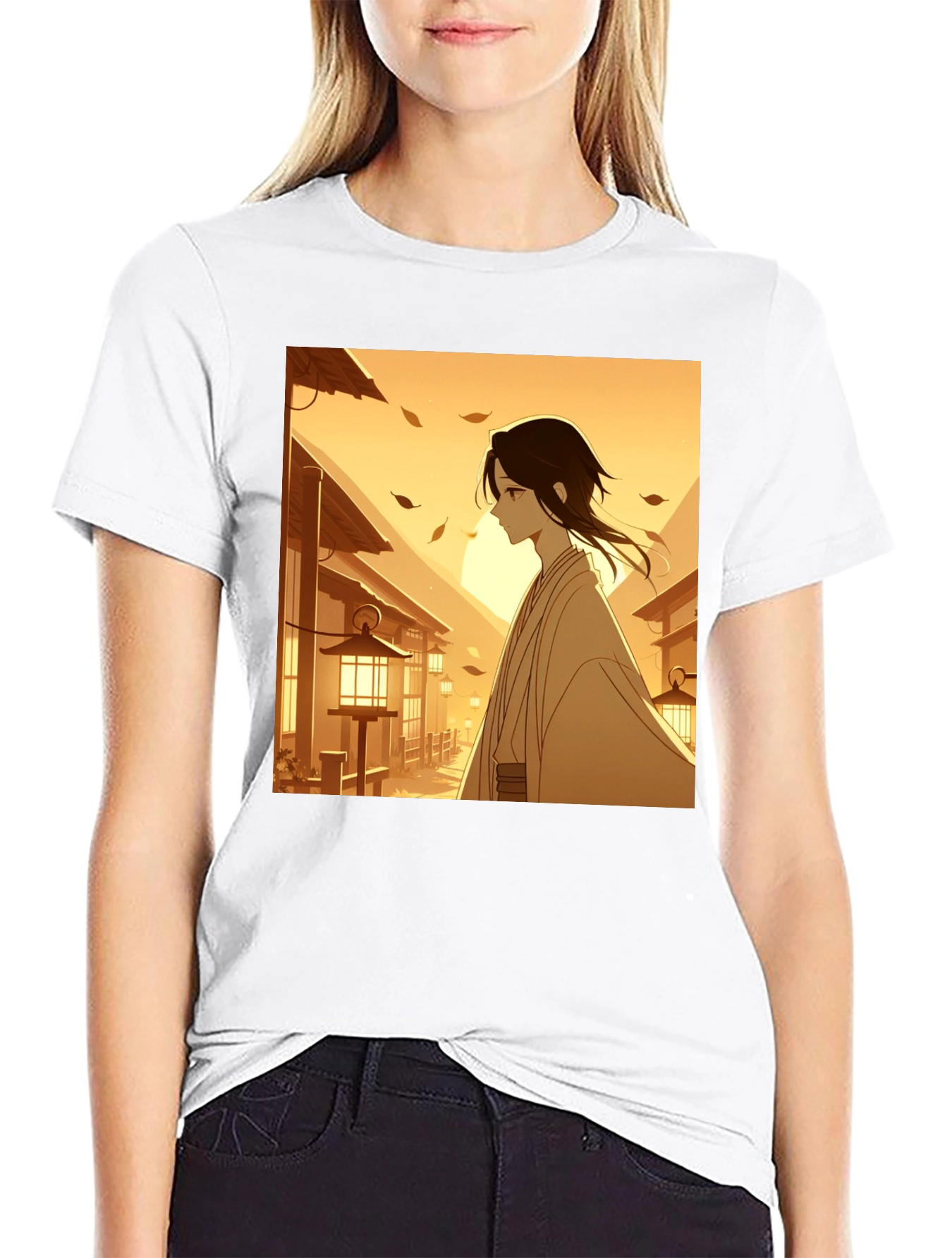 Anime Illustration Graphic Tee