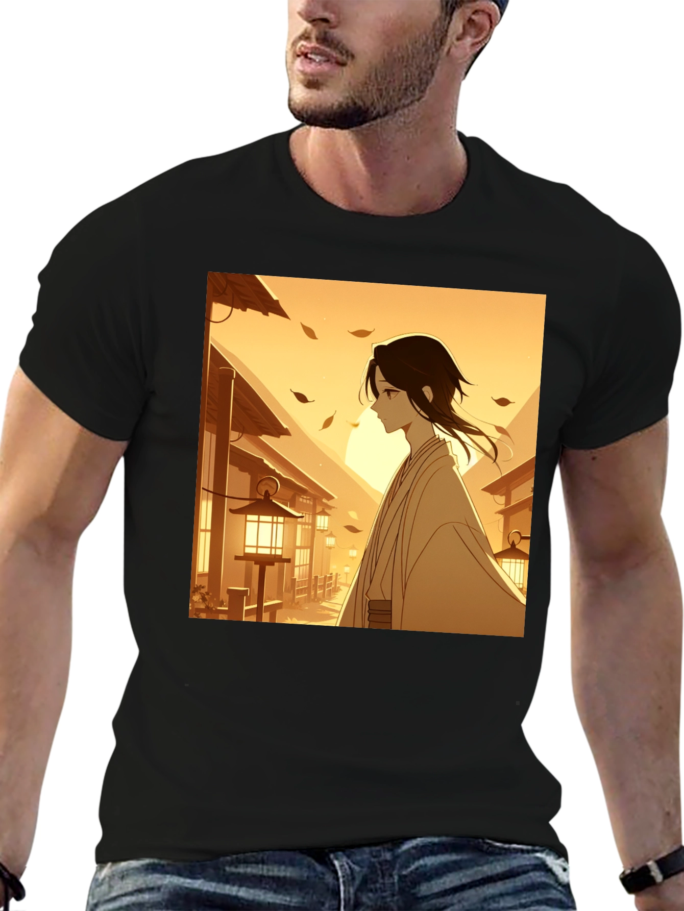 Anime Illustration Graphic Tee