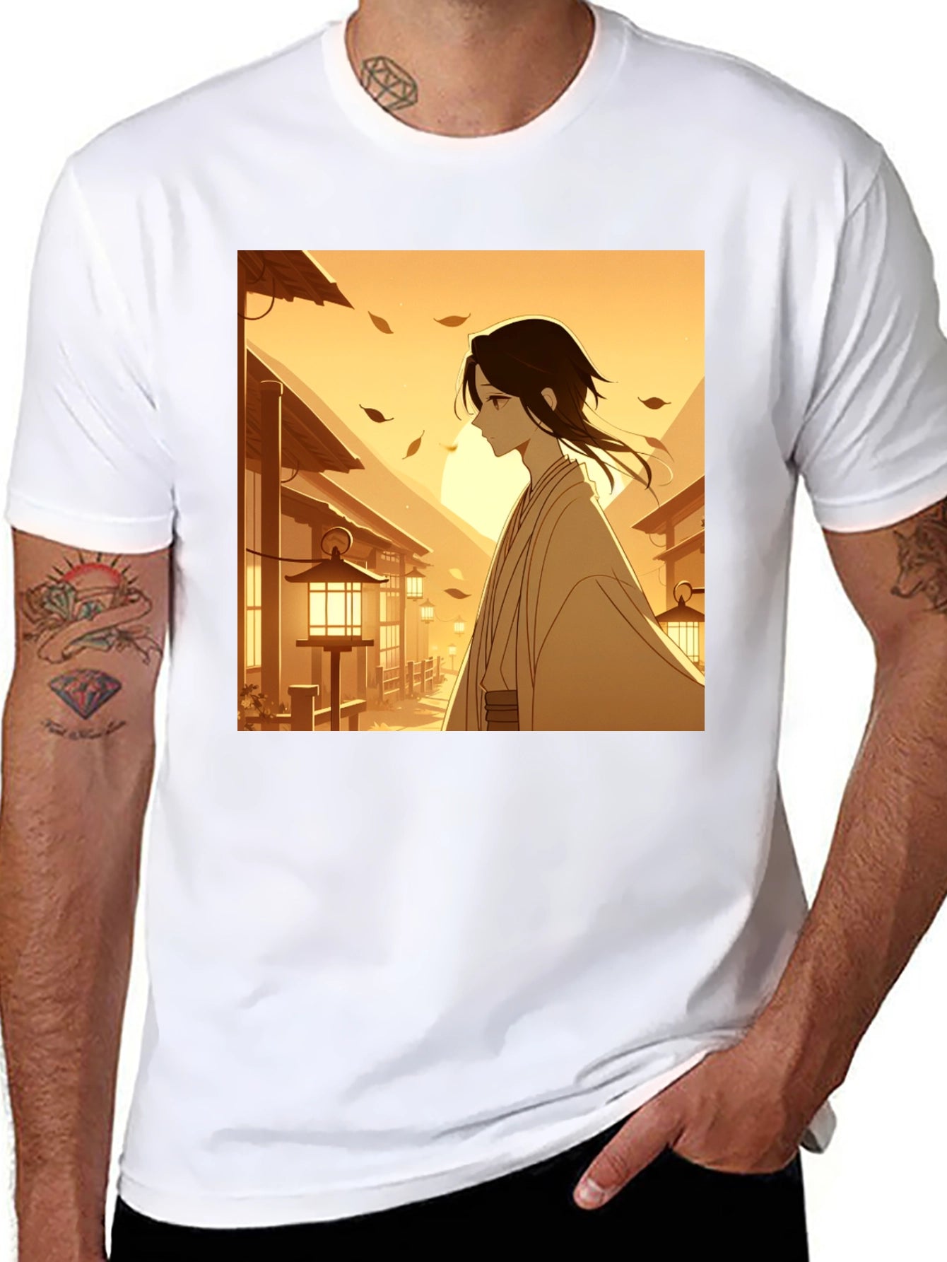 Anime Illustration Graphic Tee