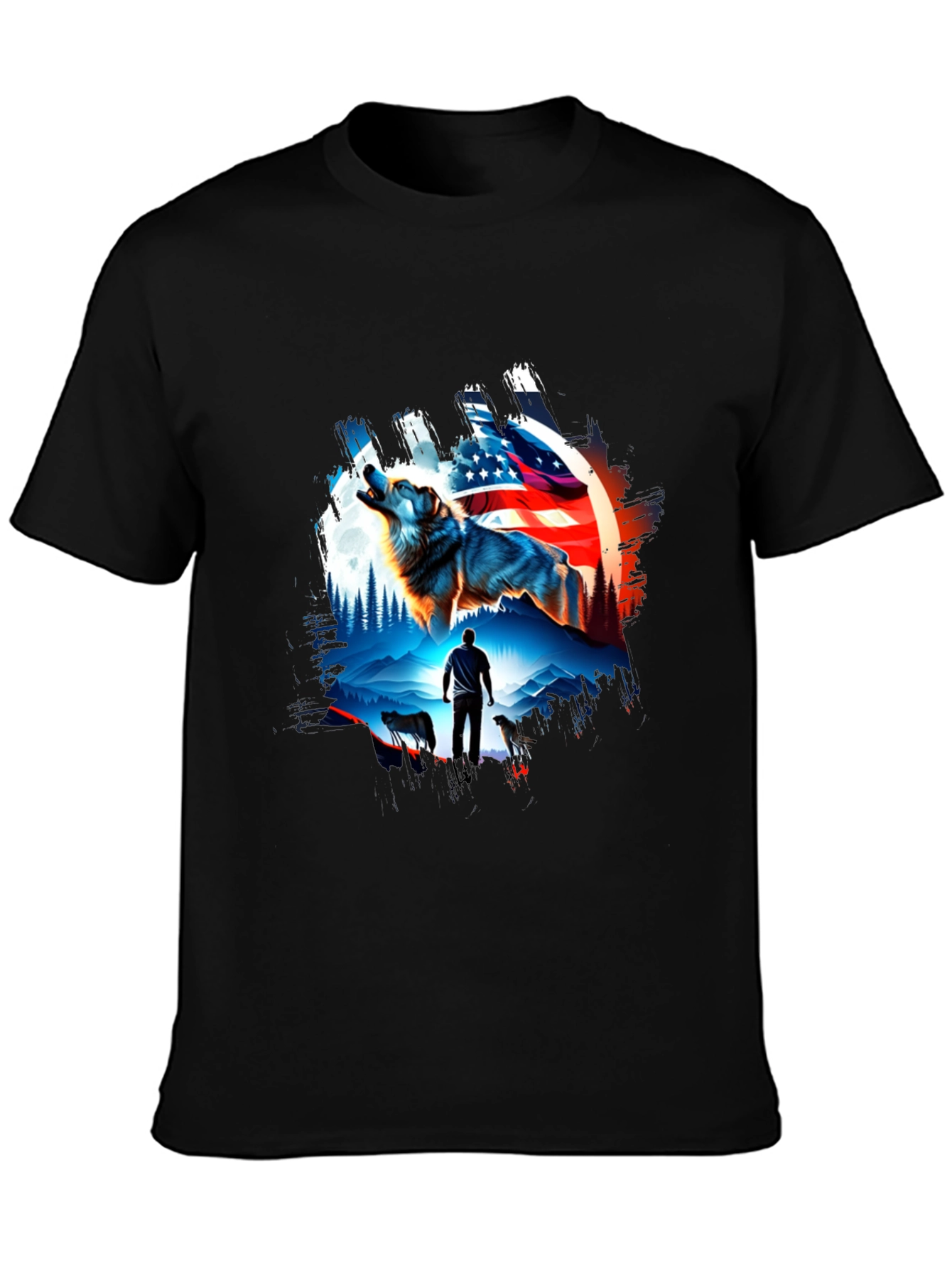 American Pride Wolf Pack T-Shirt