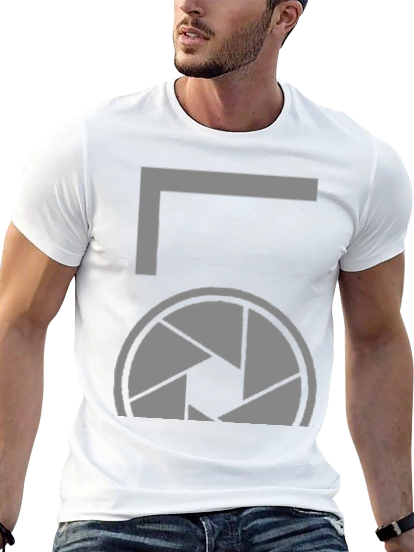 Aperture Lens T-Shirt - Black Graphic Tee