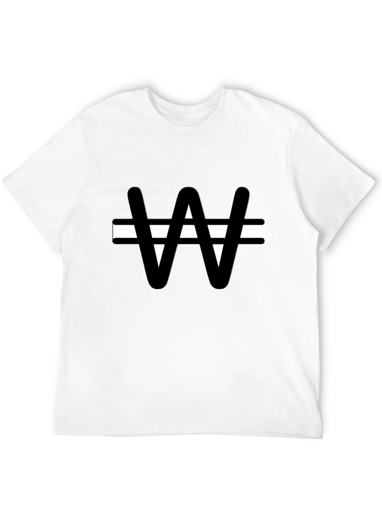 Won Symbol Graphic T-Shirt