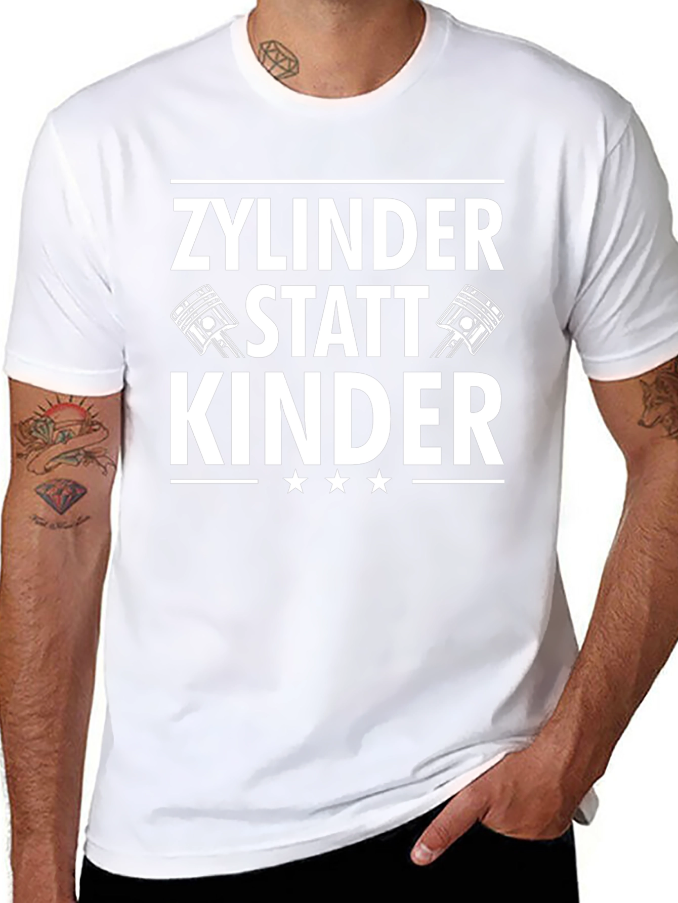 Zylinder Statt Kinder Graphic T-Shirt