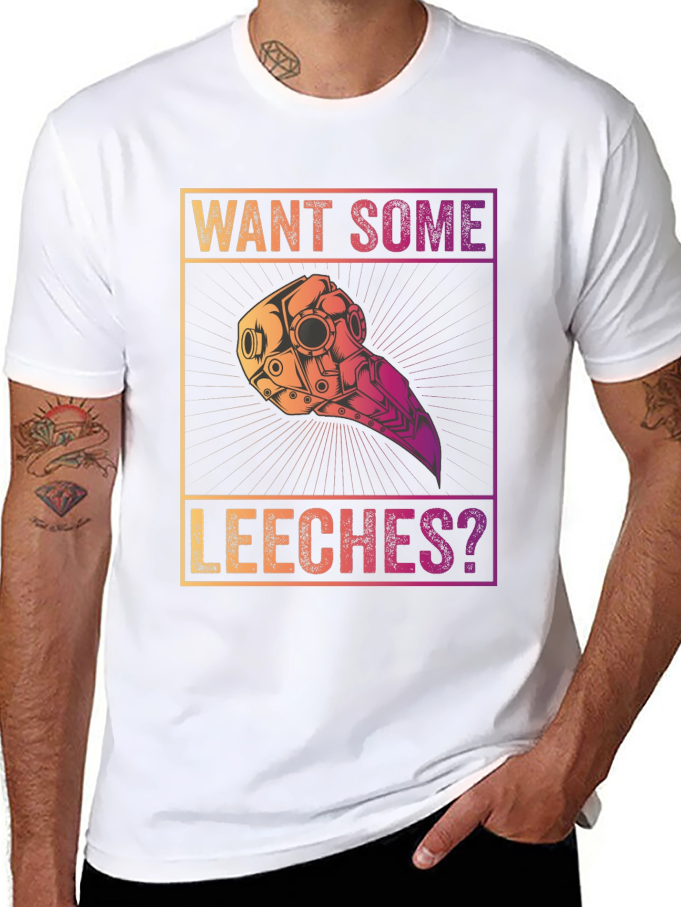 Want Some Leeches? Graphic T-Shirt - Unique Design