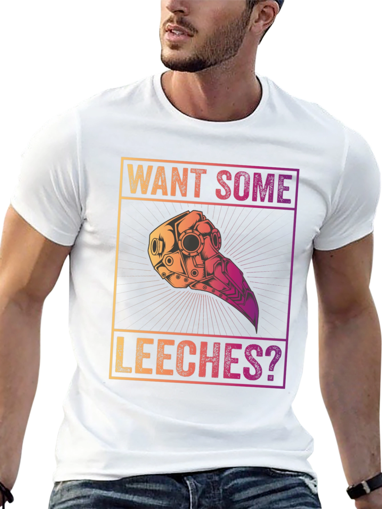 Want Some Leeches? Graphic T-Shirt - Unique Design