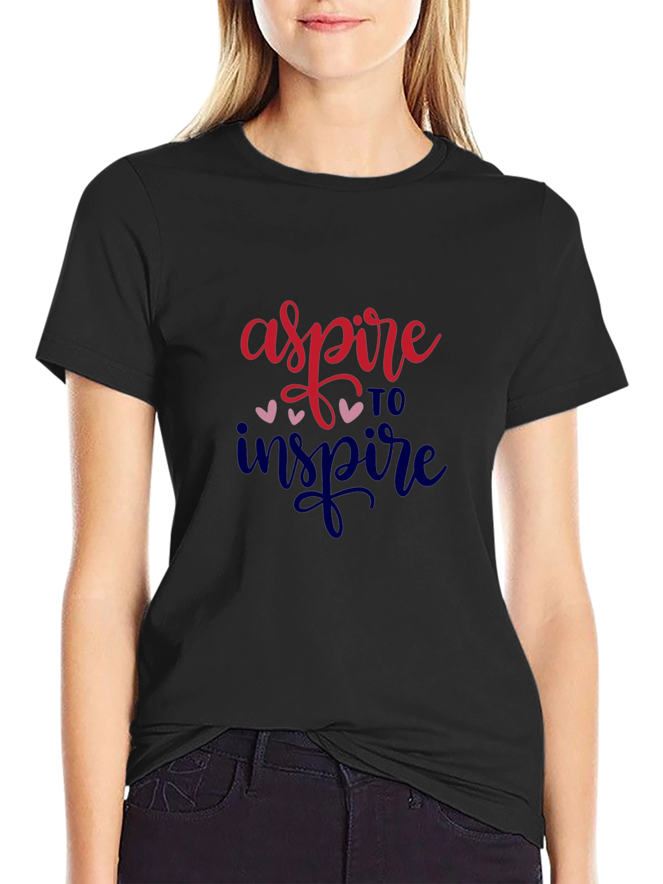 Aspire to Inspire Graphic Tee - Motivational Shirt