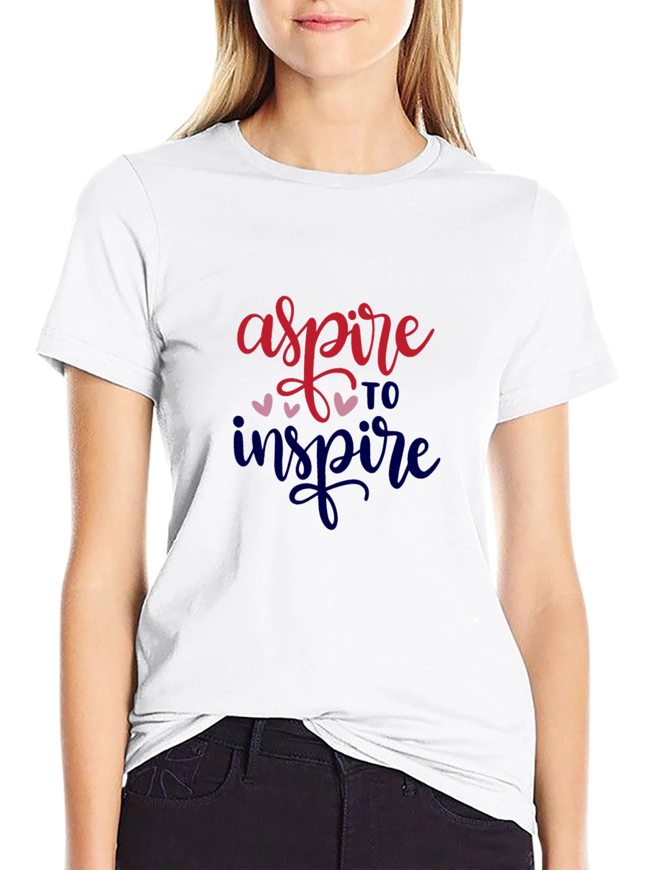 Aspire to Inspire Graphic Tee - Motivational Shirt