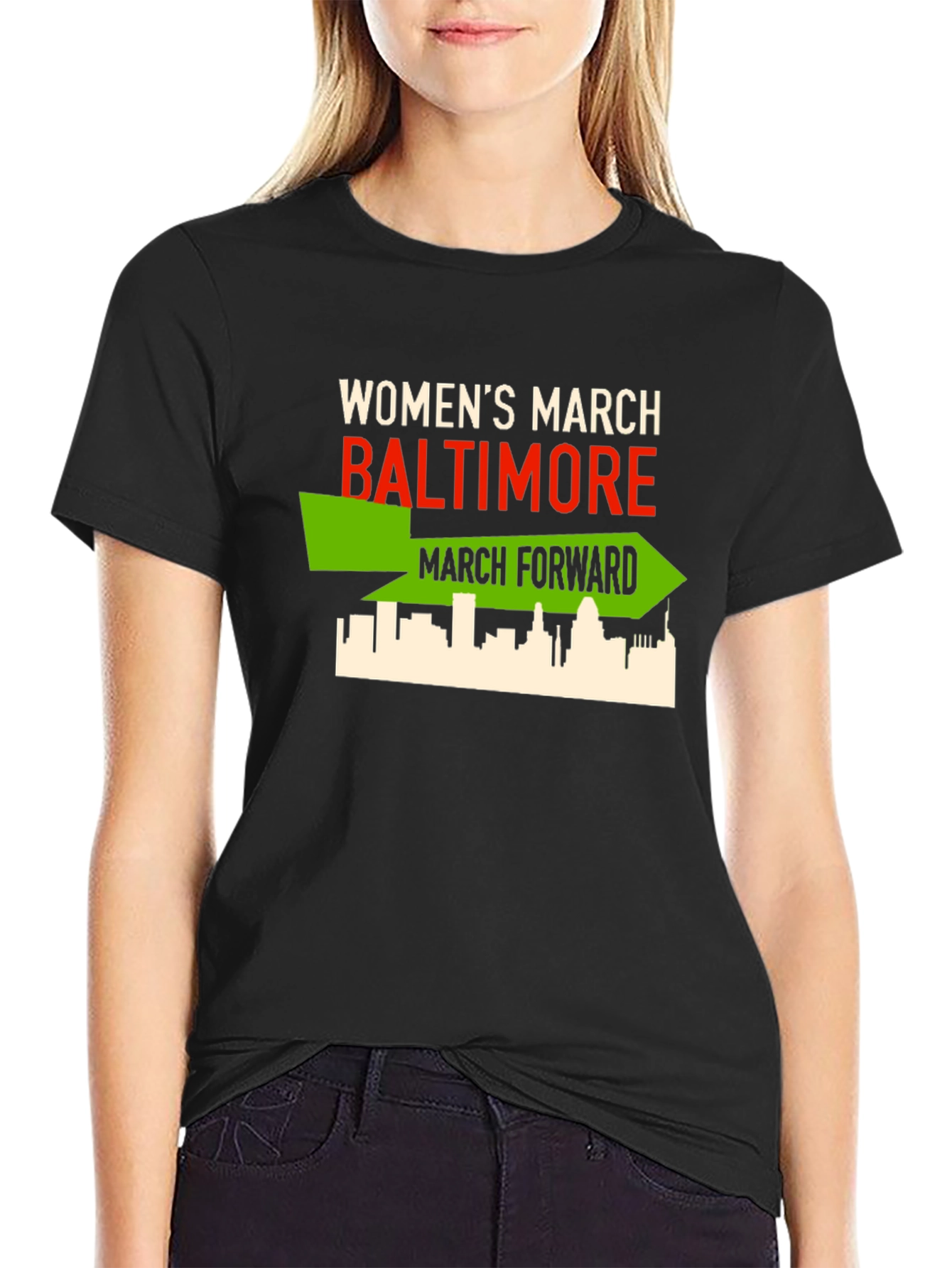 Womens March Baltimore T-Shirt