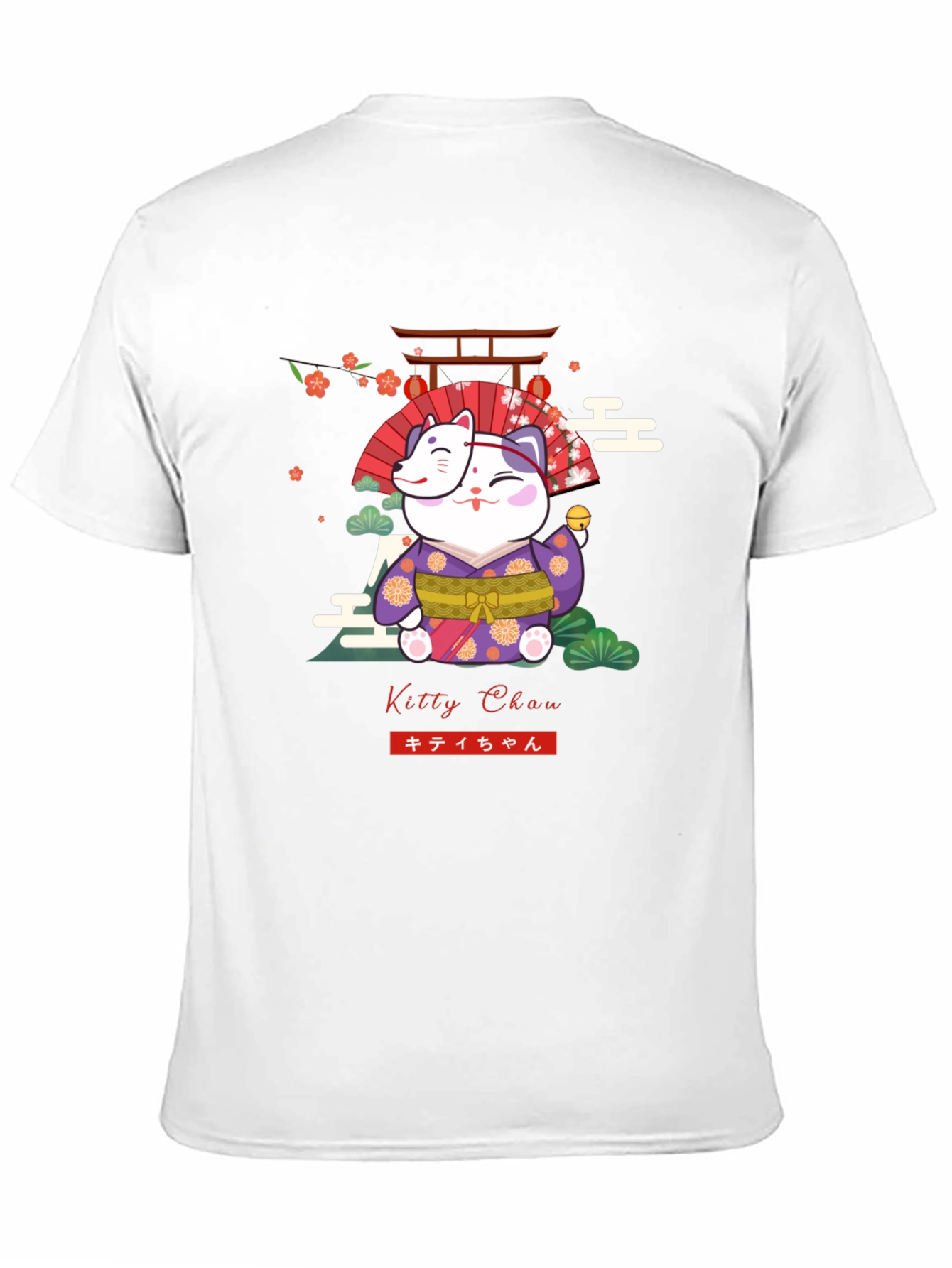 Kitty Chan T-Shirt - Maneki Neko Japanese Design