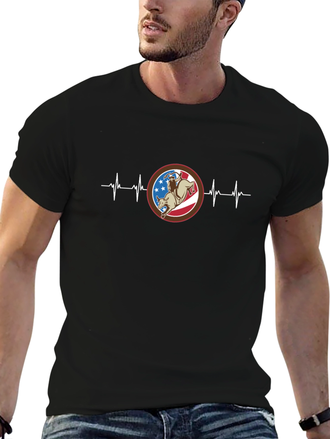 American Rodeo Heartbeat Graphic Tee