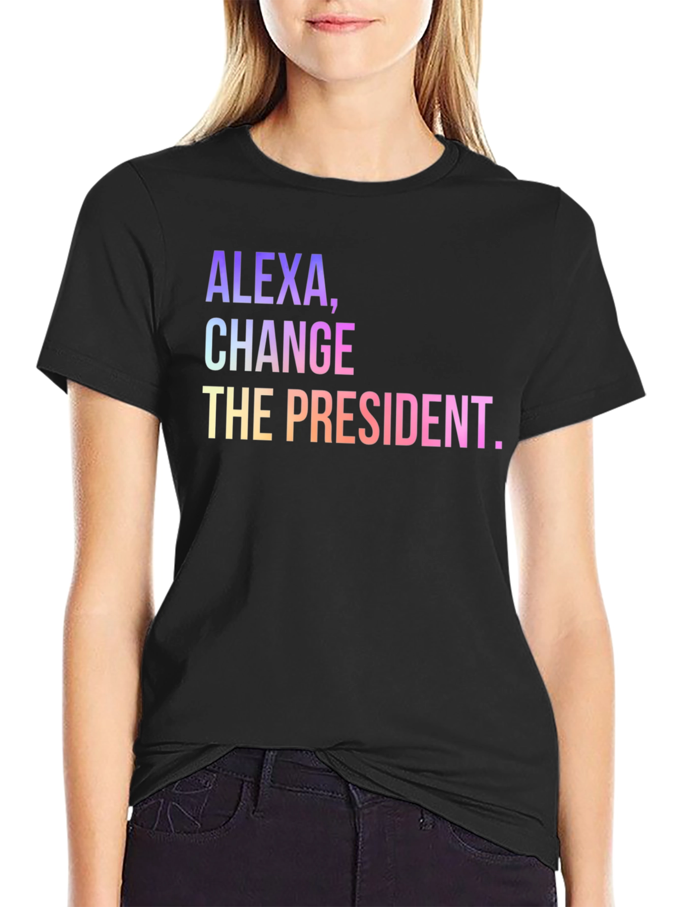 Alexa Change the President Graphic Tee