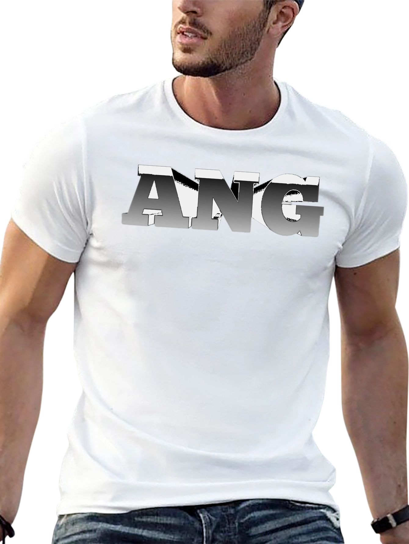ANG Graphic Black T-Shirt
