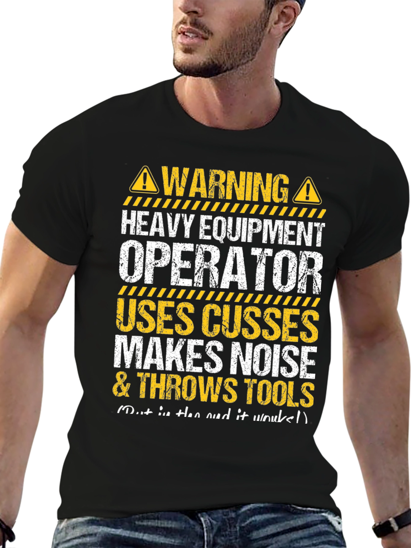 Warning Heavy Equipment Operator T-Shirt