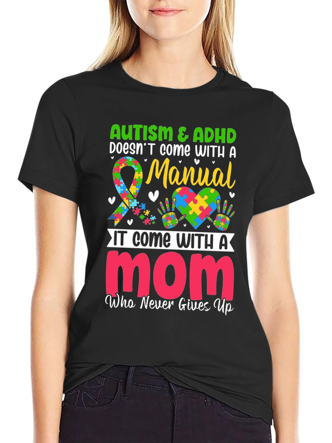 Autism & ADHD Mom T-Shirt