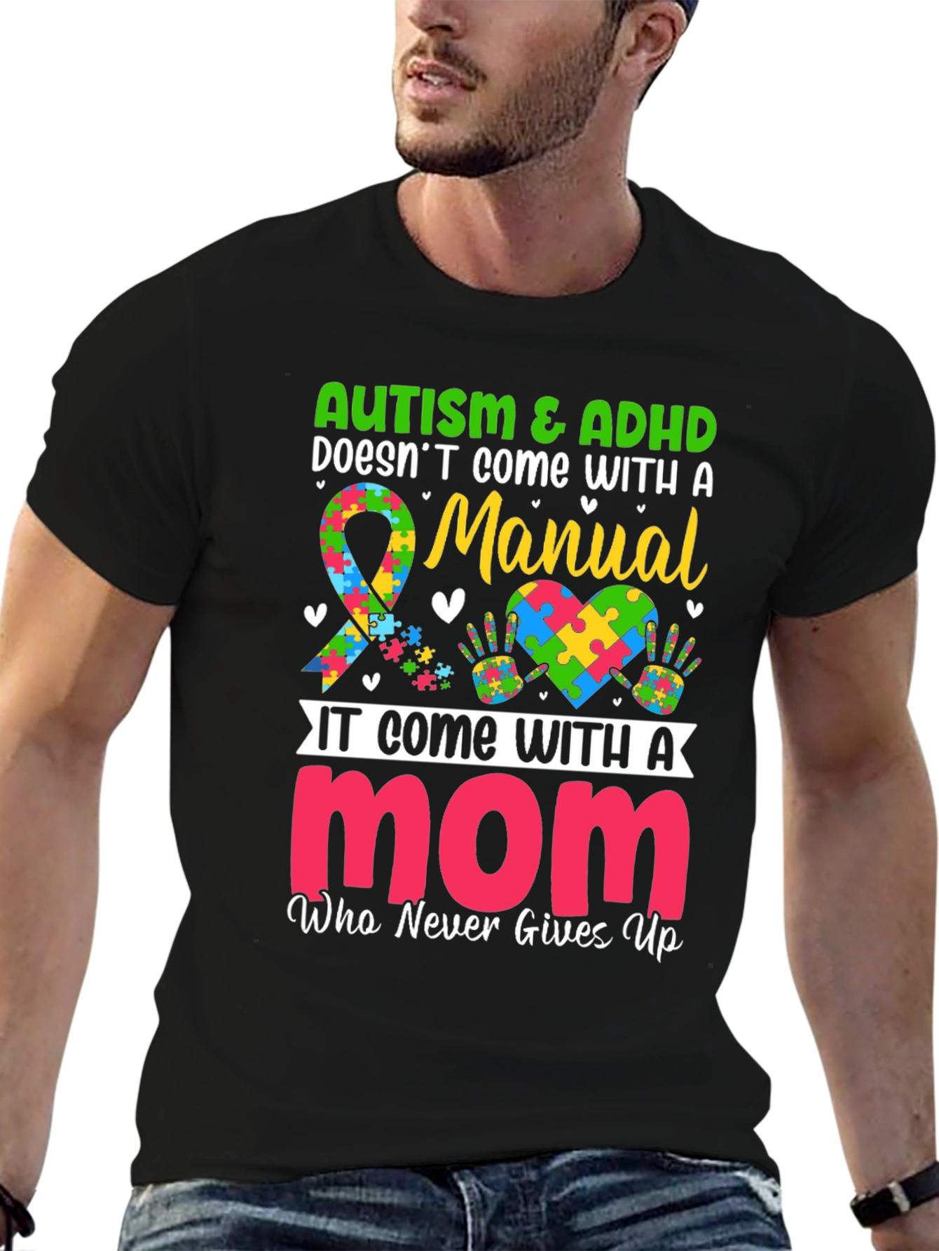 Autism & ADHD Mom T-Shirt