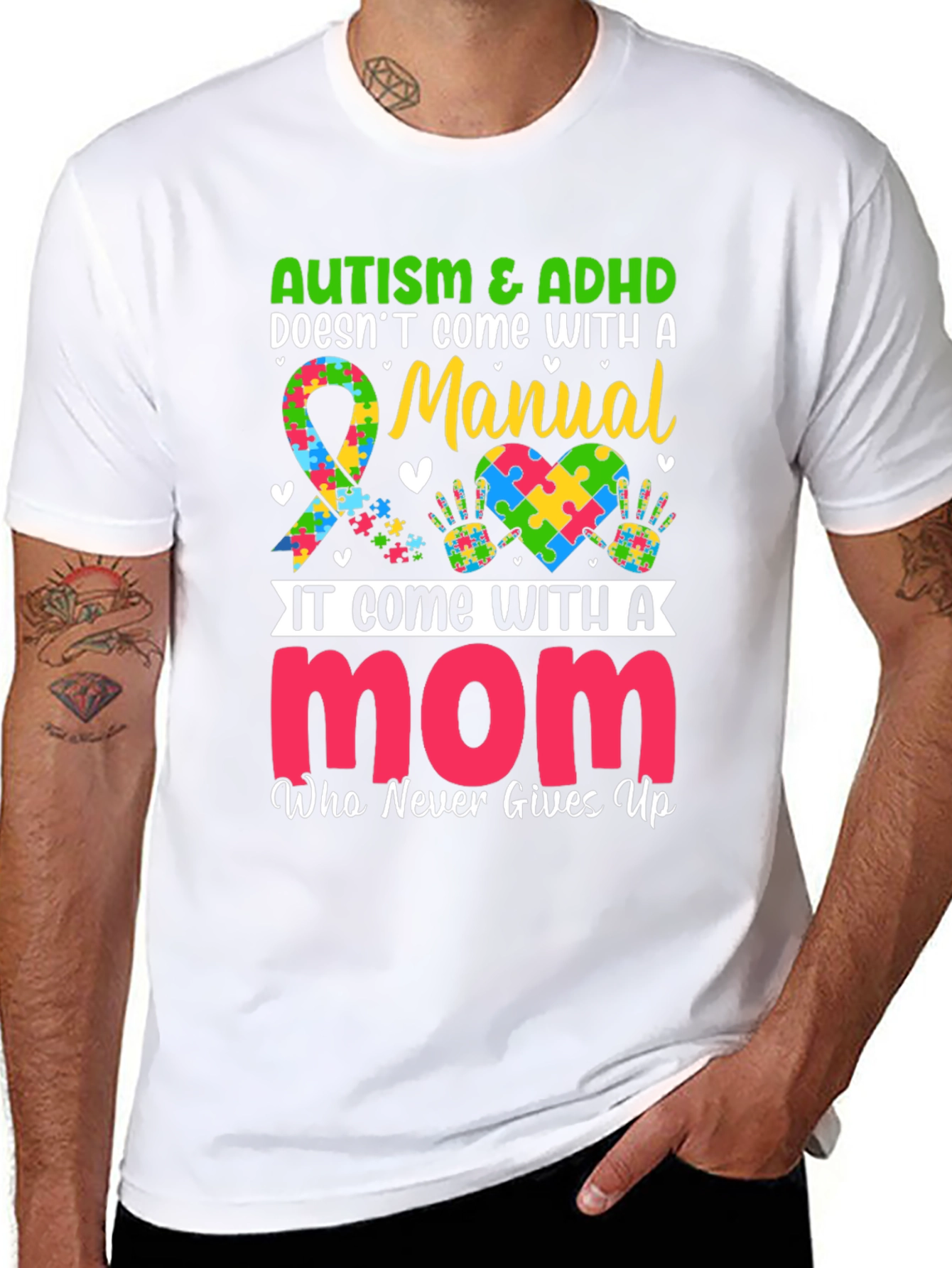 Autism & ADHD Mom T-Shirt