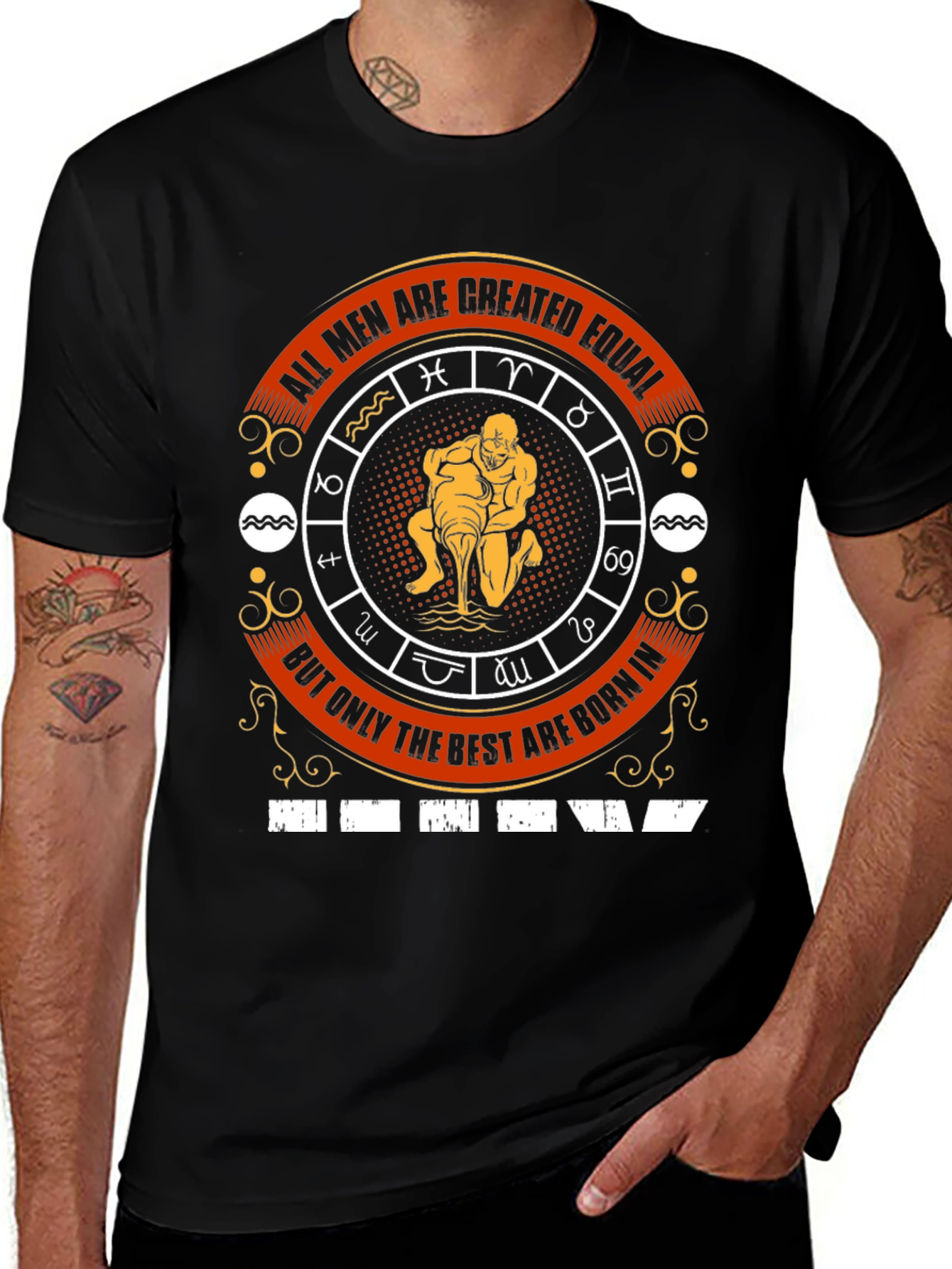 Aquarius Zodiac Birthday T-Shirt