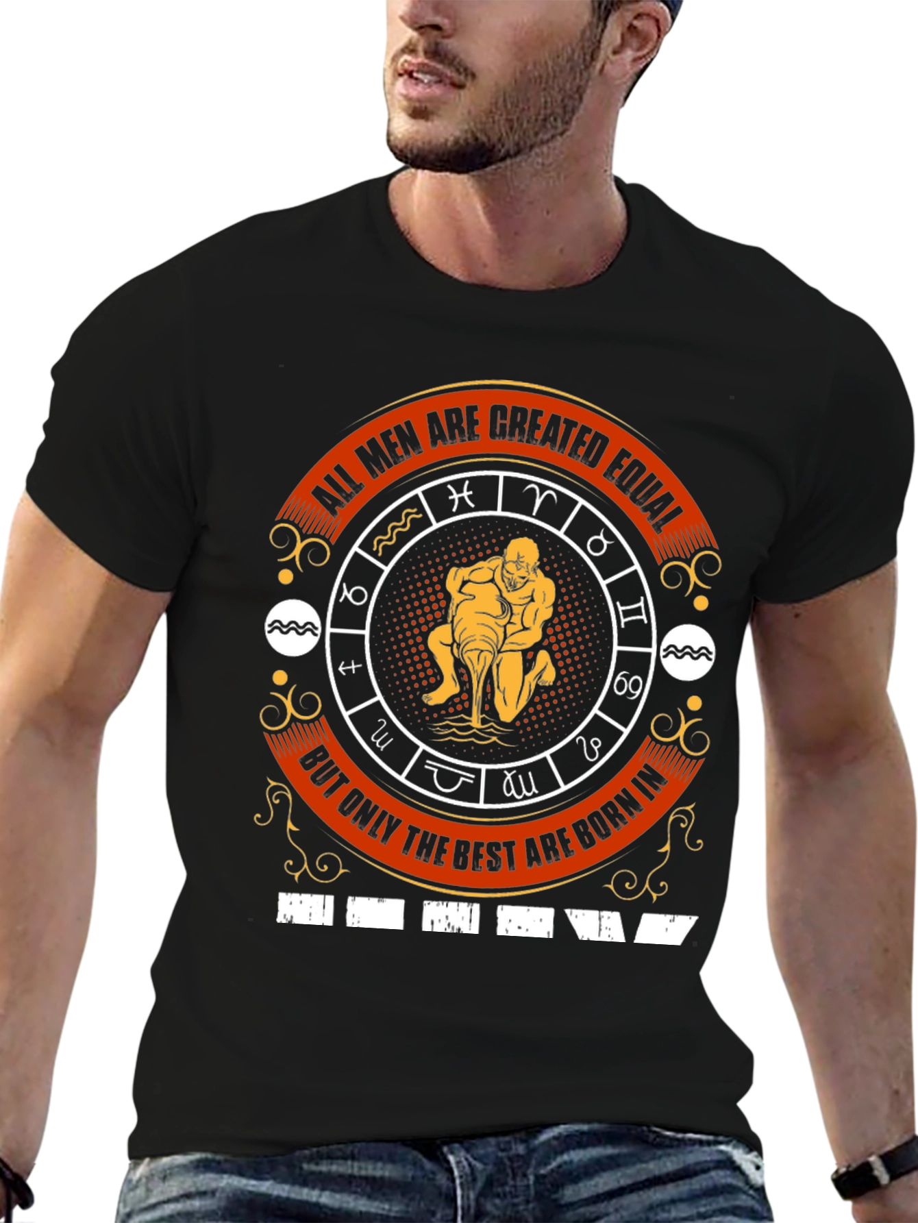 Aquarius Zodiac Birthday T-Shirt