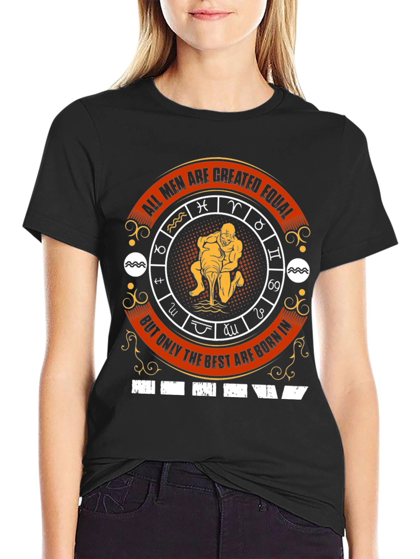 Aquarius Zodiac Birthday T-Shirt