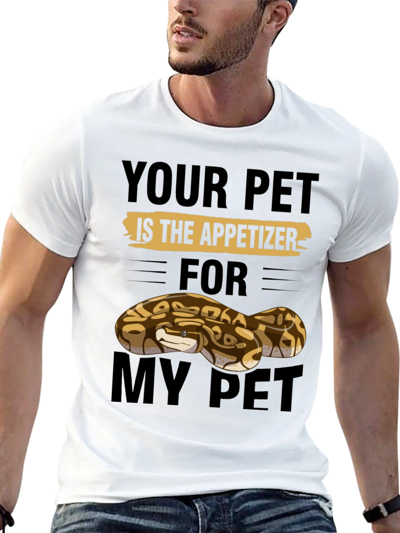 Your Pet Is The Appetizer Funny Snake T-Shirt