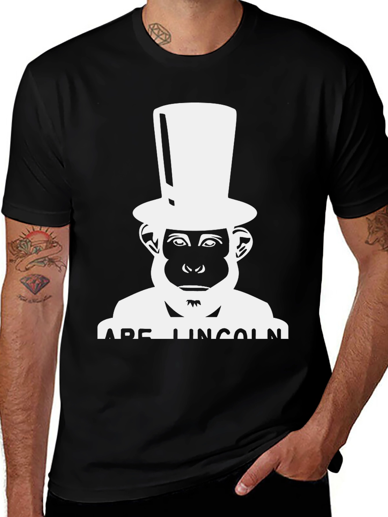 Ape Lincoln Funny T-Shirt