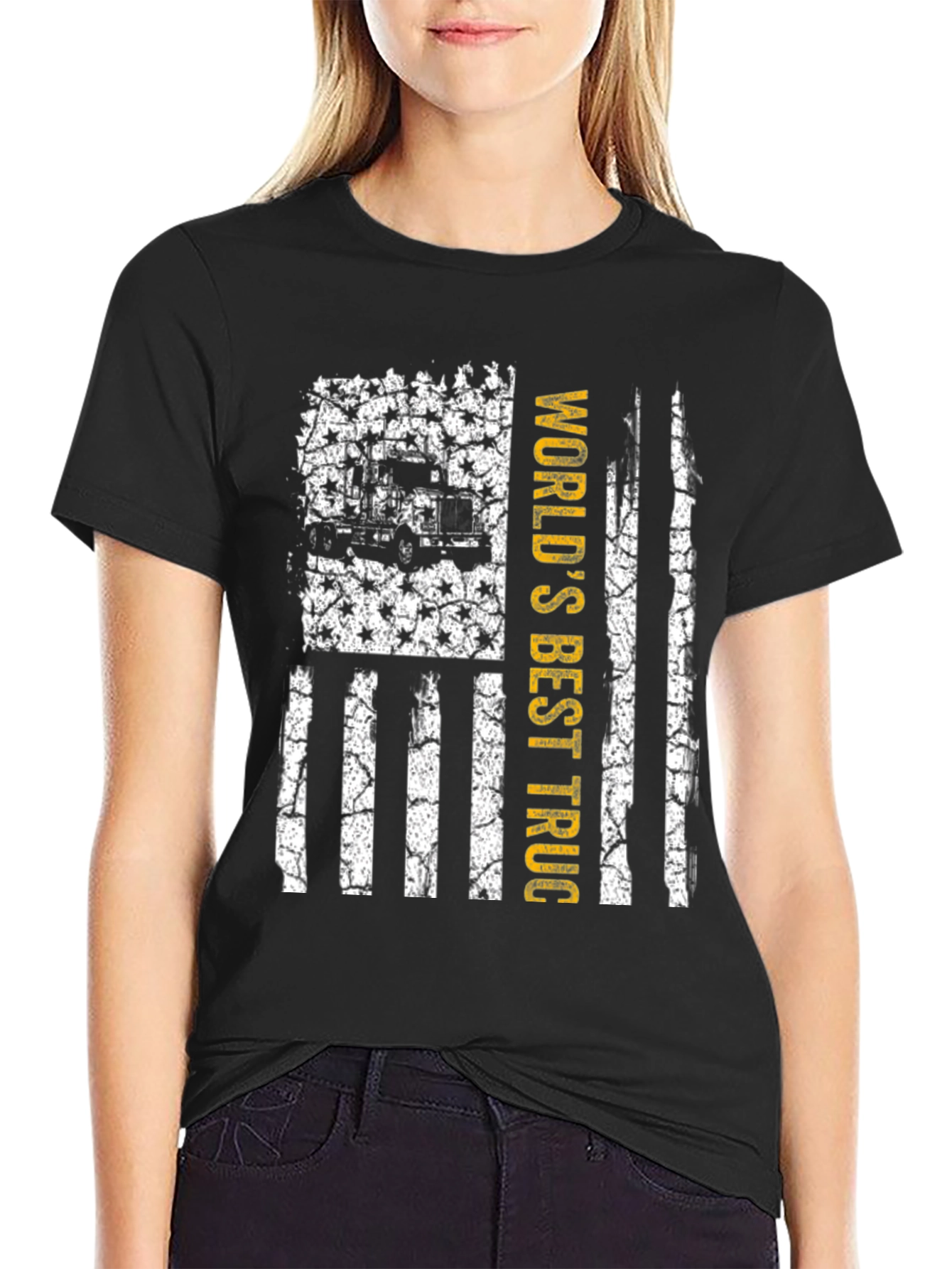 Worlds Best Trucker Graphic Tee
