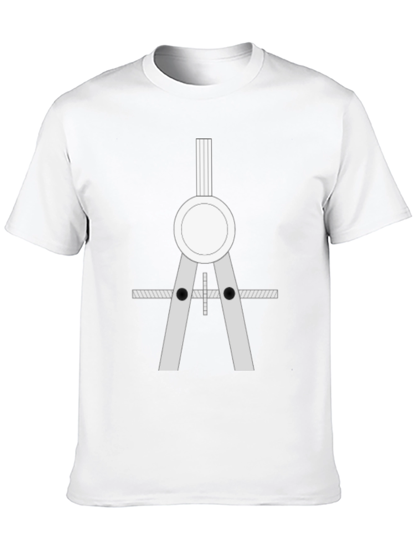 Architect Compass Graphic Tee - Black Cotton Blend