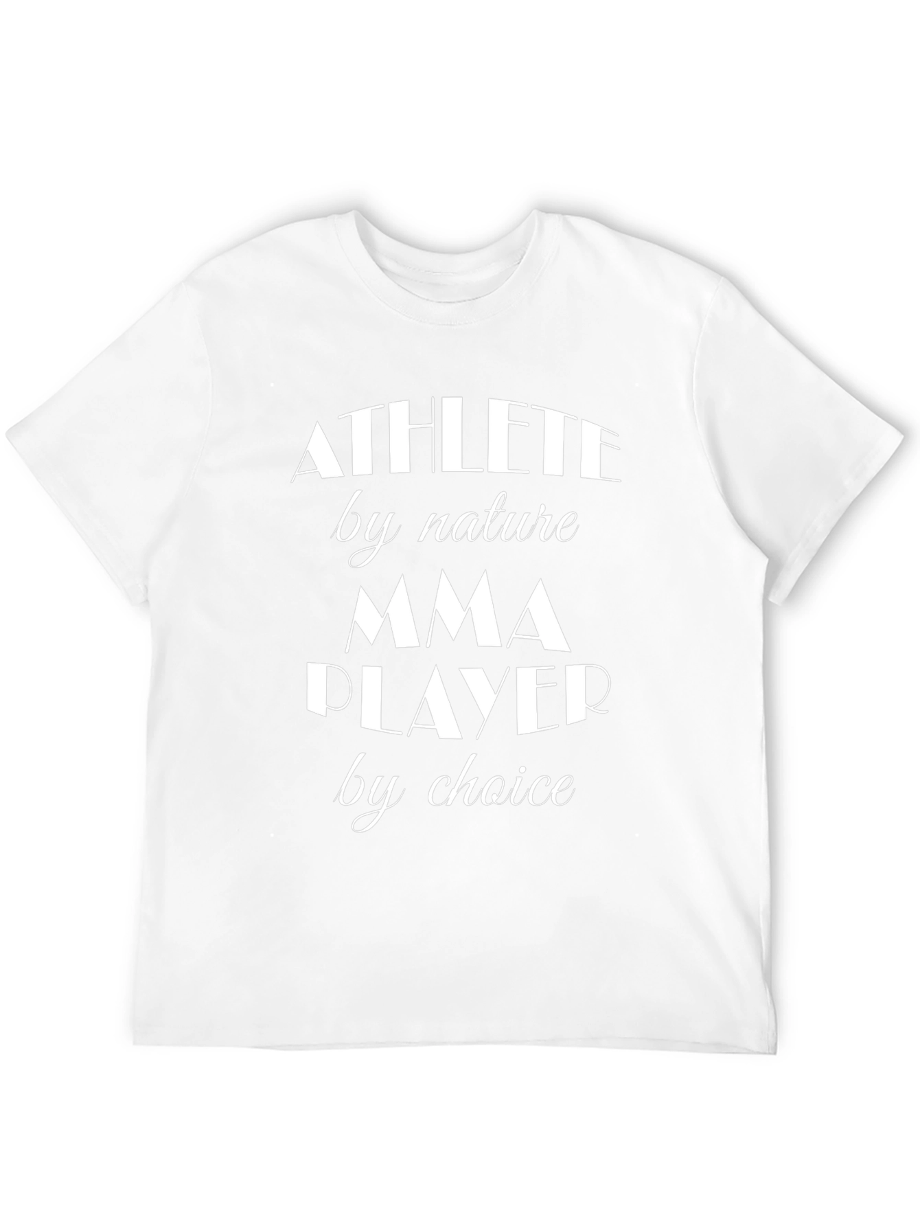Athlete by Nature MMA Player T-Shirt