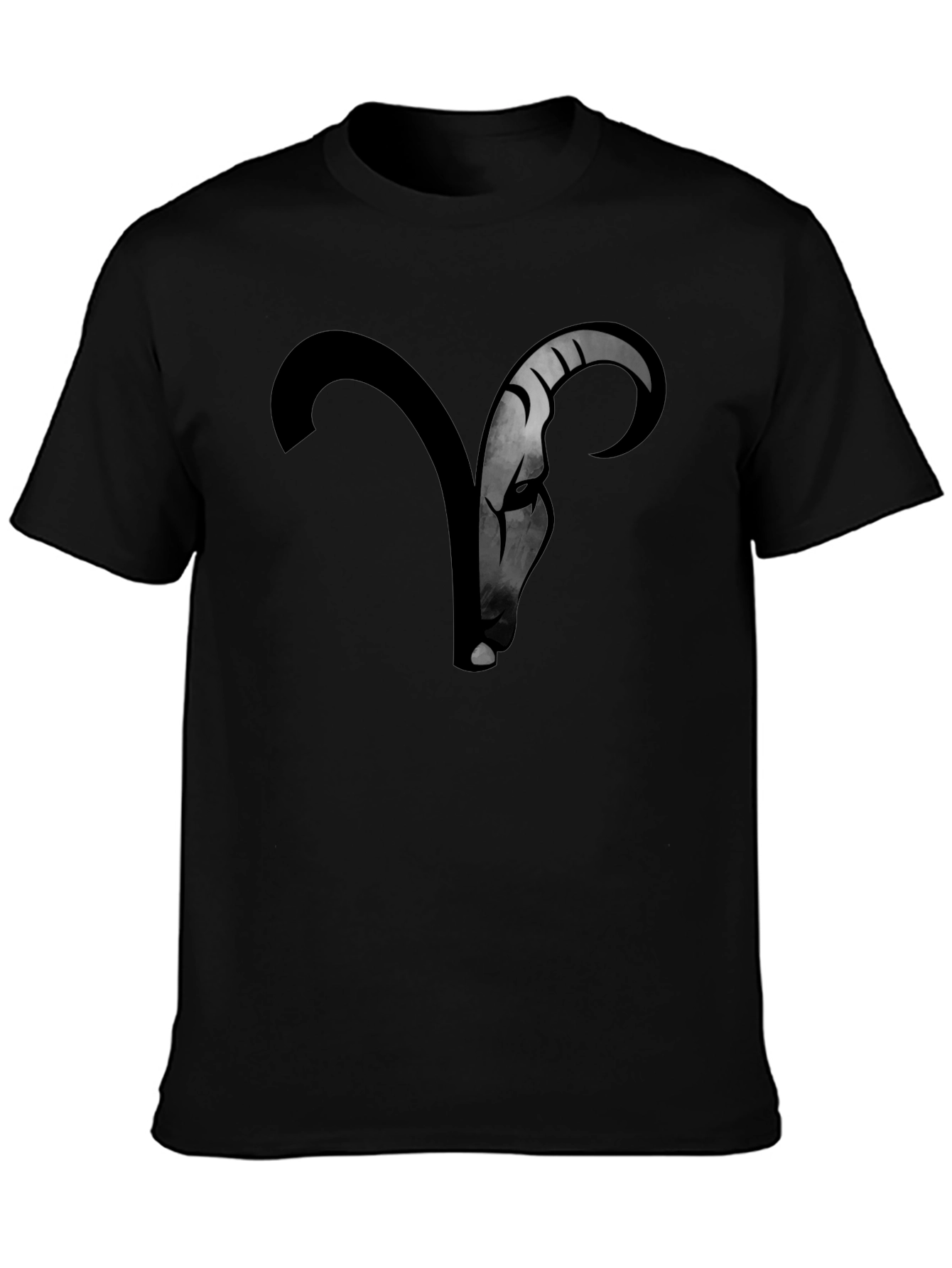 Aries Zodiac Graphic Print T-Shirt