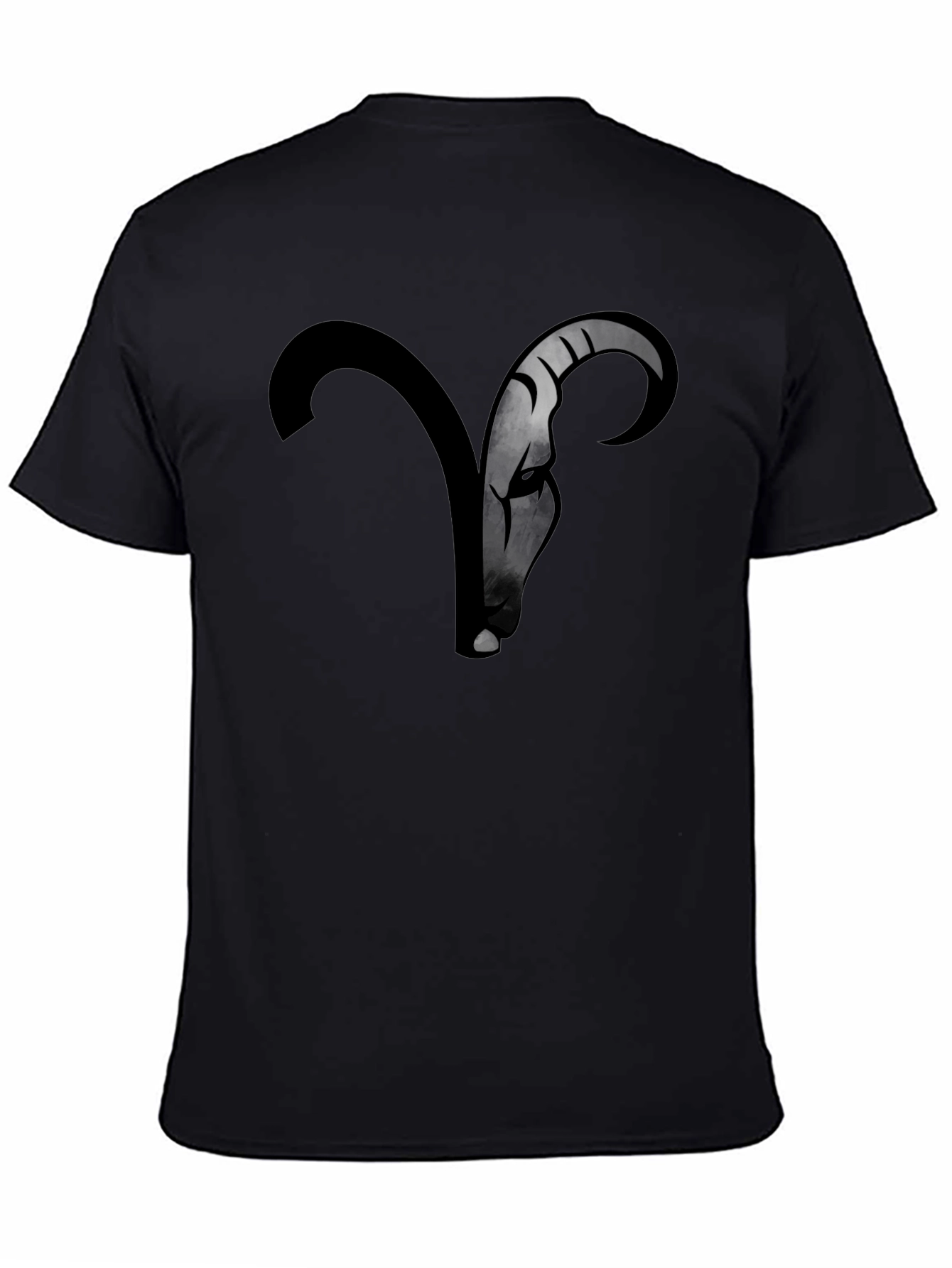Aries Zodiac Graphic Print T-Shirt