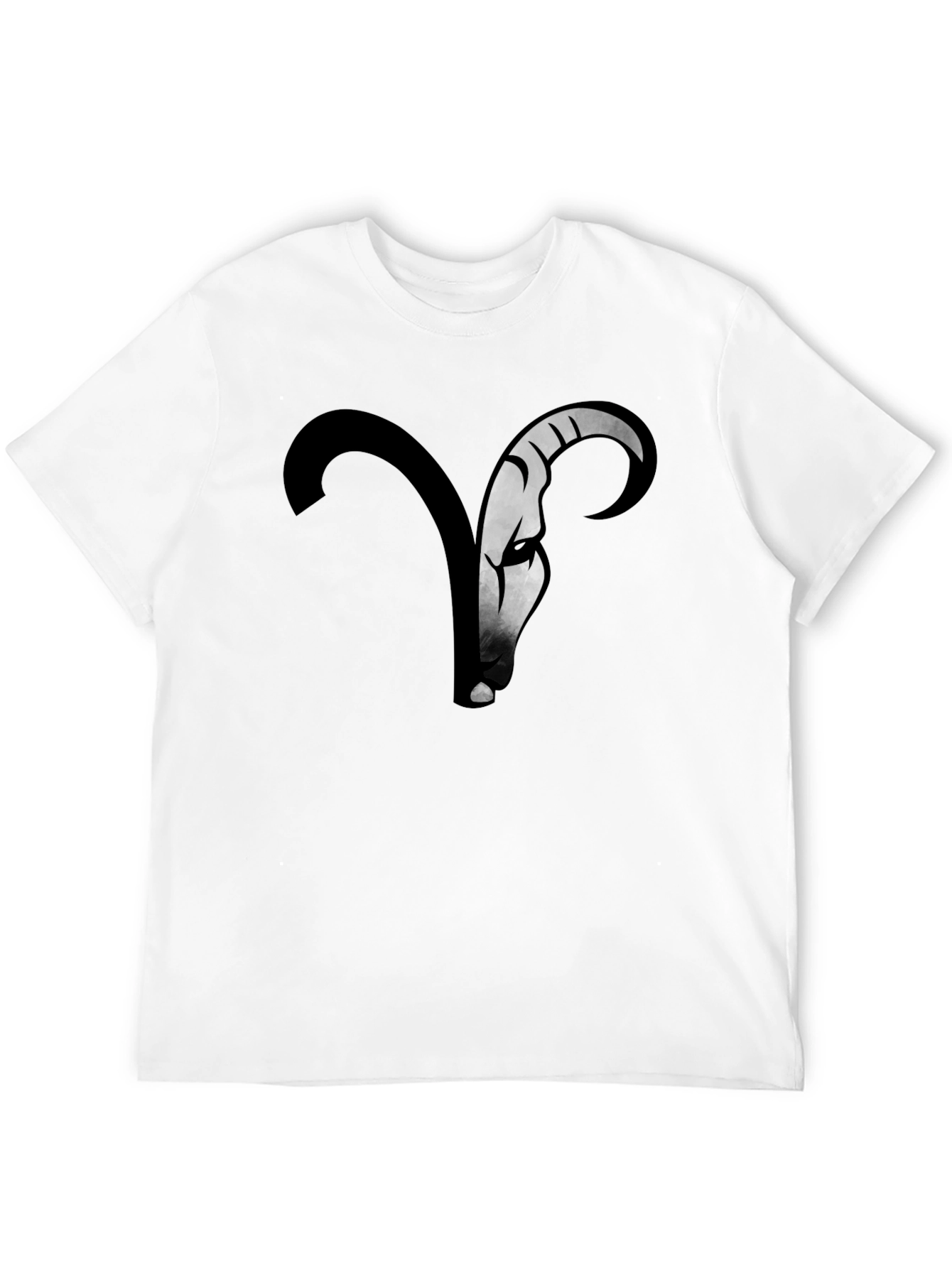 Aries Zodiac Graphic Print T-Shirt