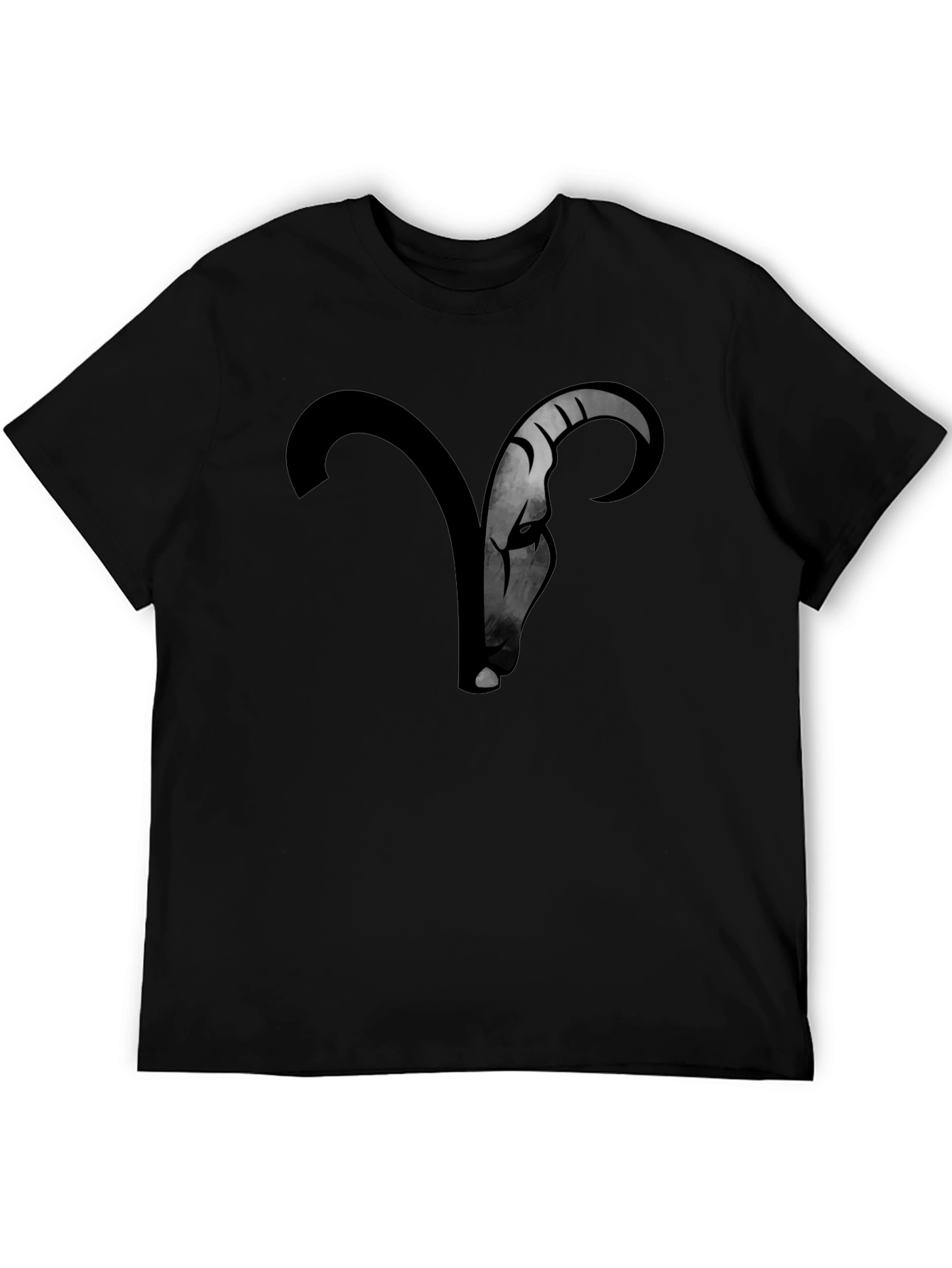 Aries Zodiac Graphic Print T-Shirt