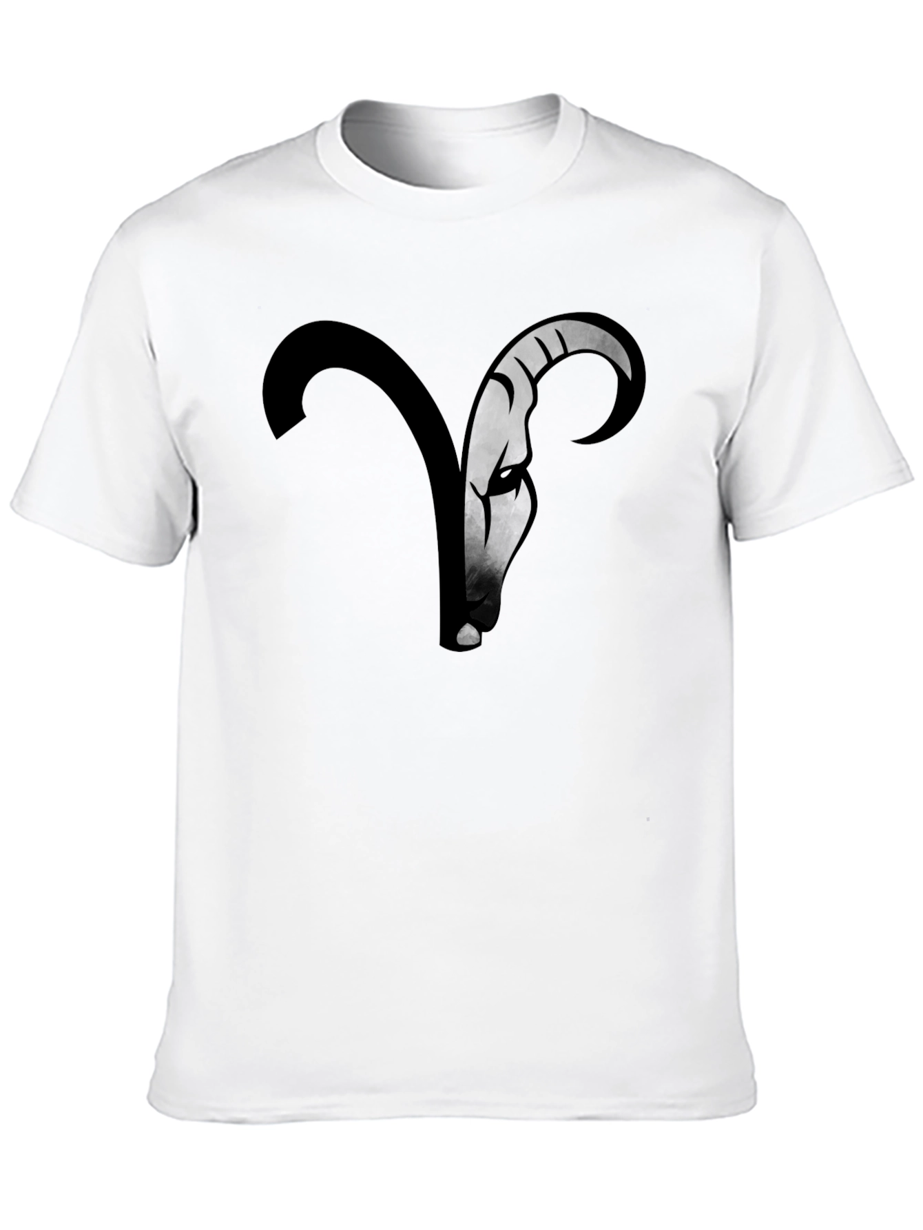 Aries Zodiac Graphic Print T-Shirt