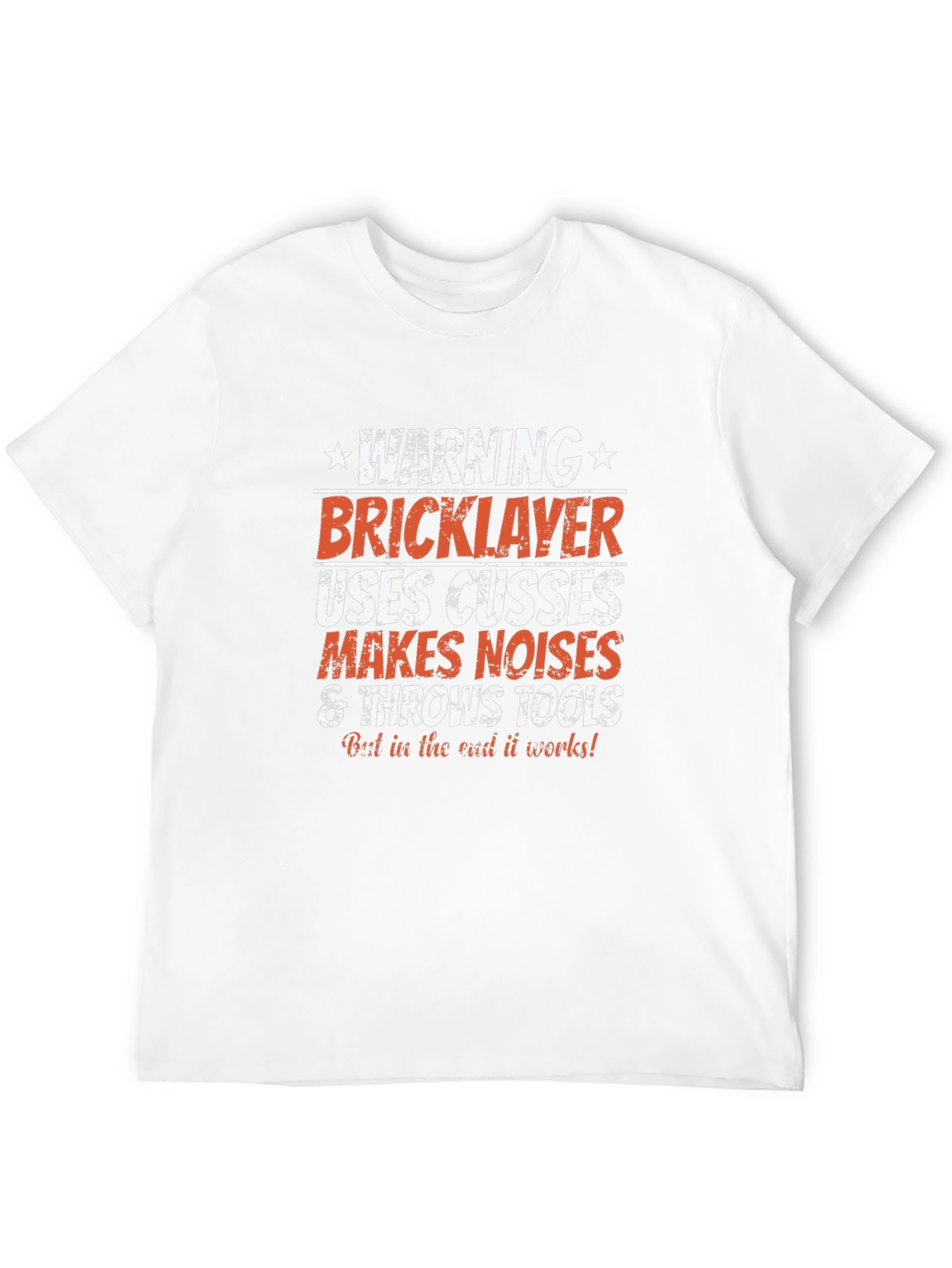 Warning Bricklayer T-Shirt