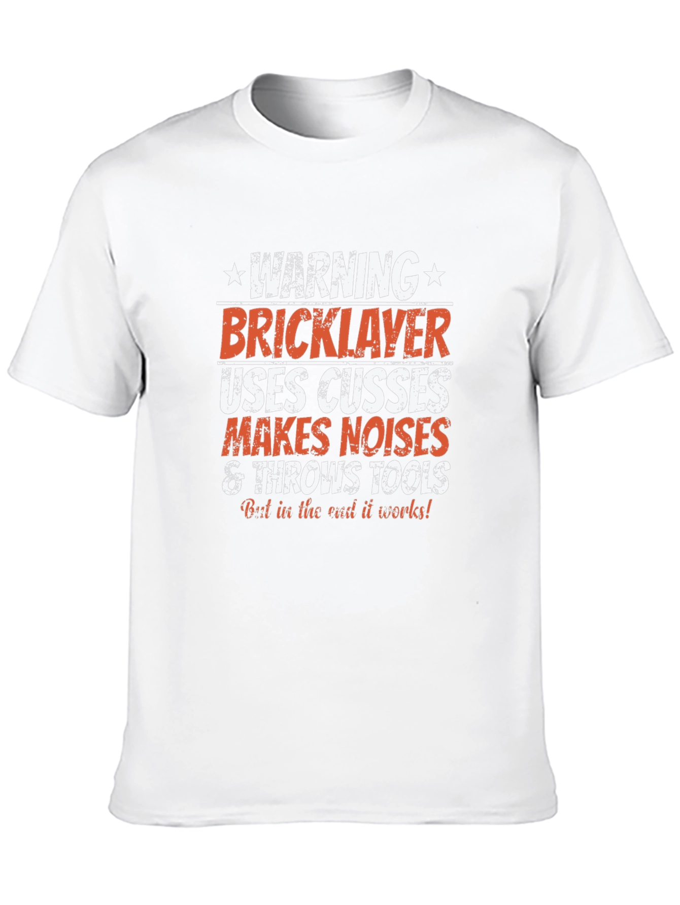 Warning Bricklayer T-Shirt