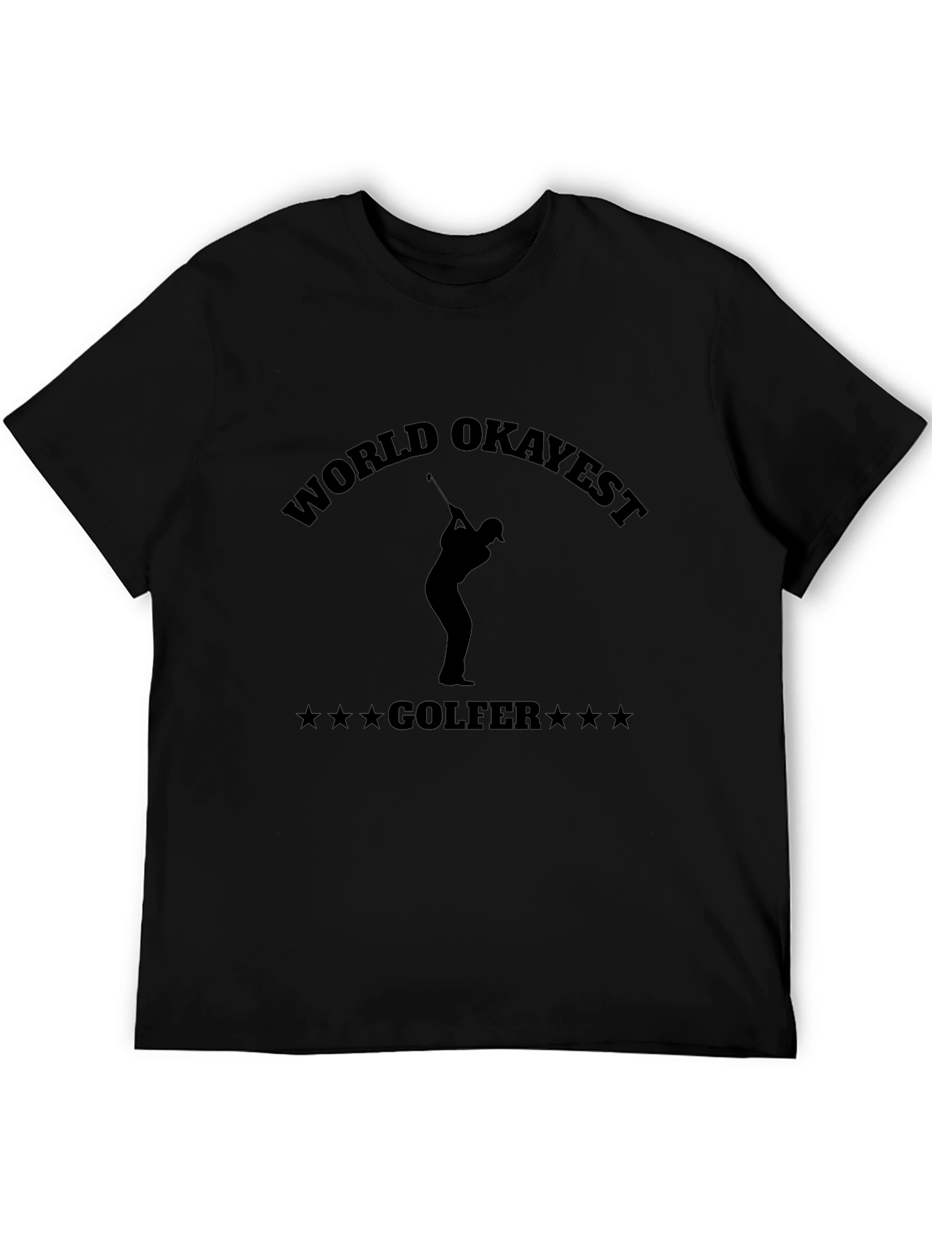 World Okayest Golfer T-Shirt - Funny Golf Tee