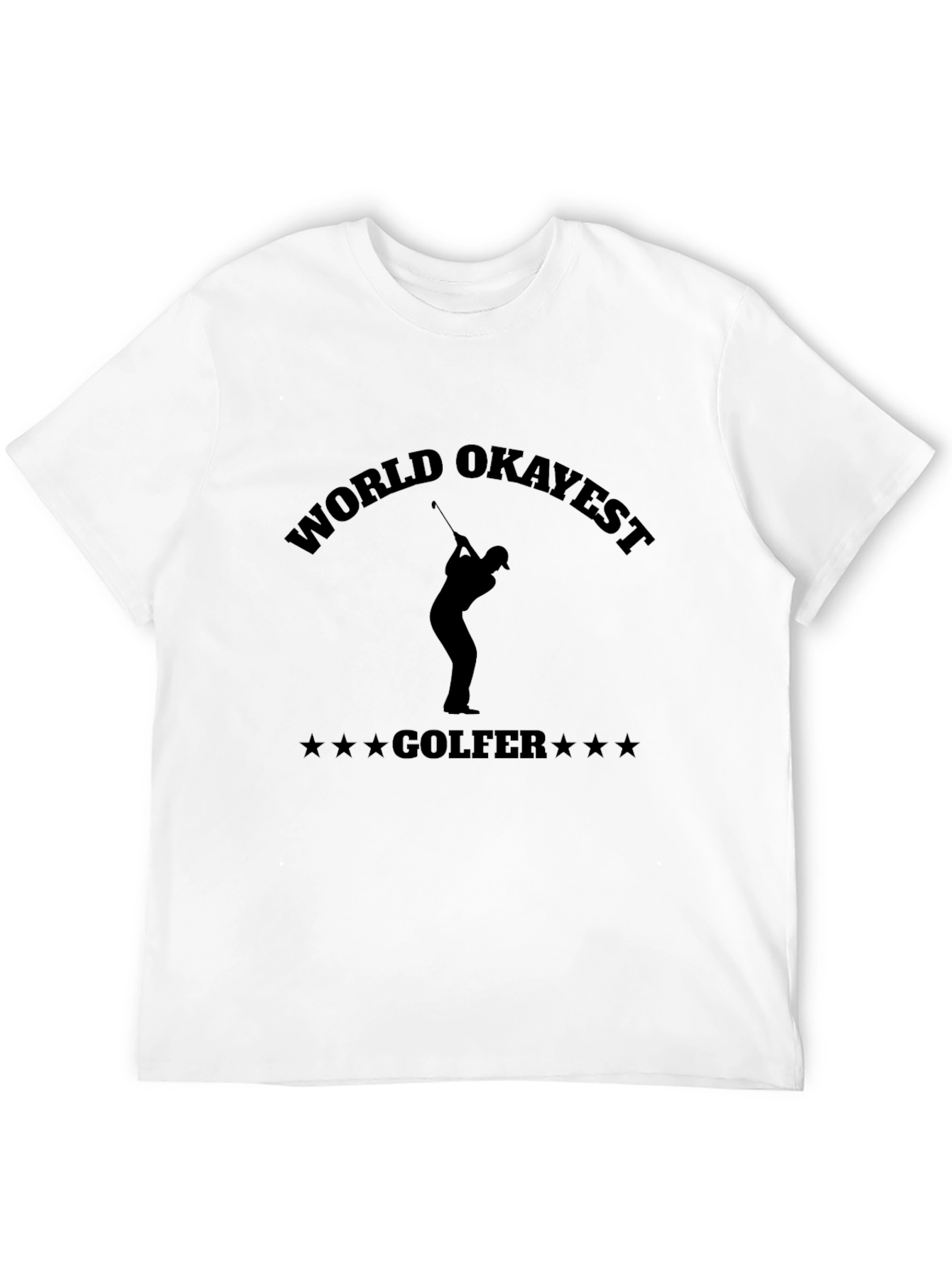 World Okayest Golfer T-Shirt - Funny Golf Tee