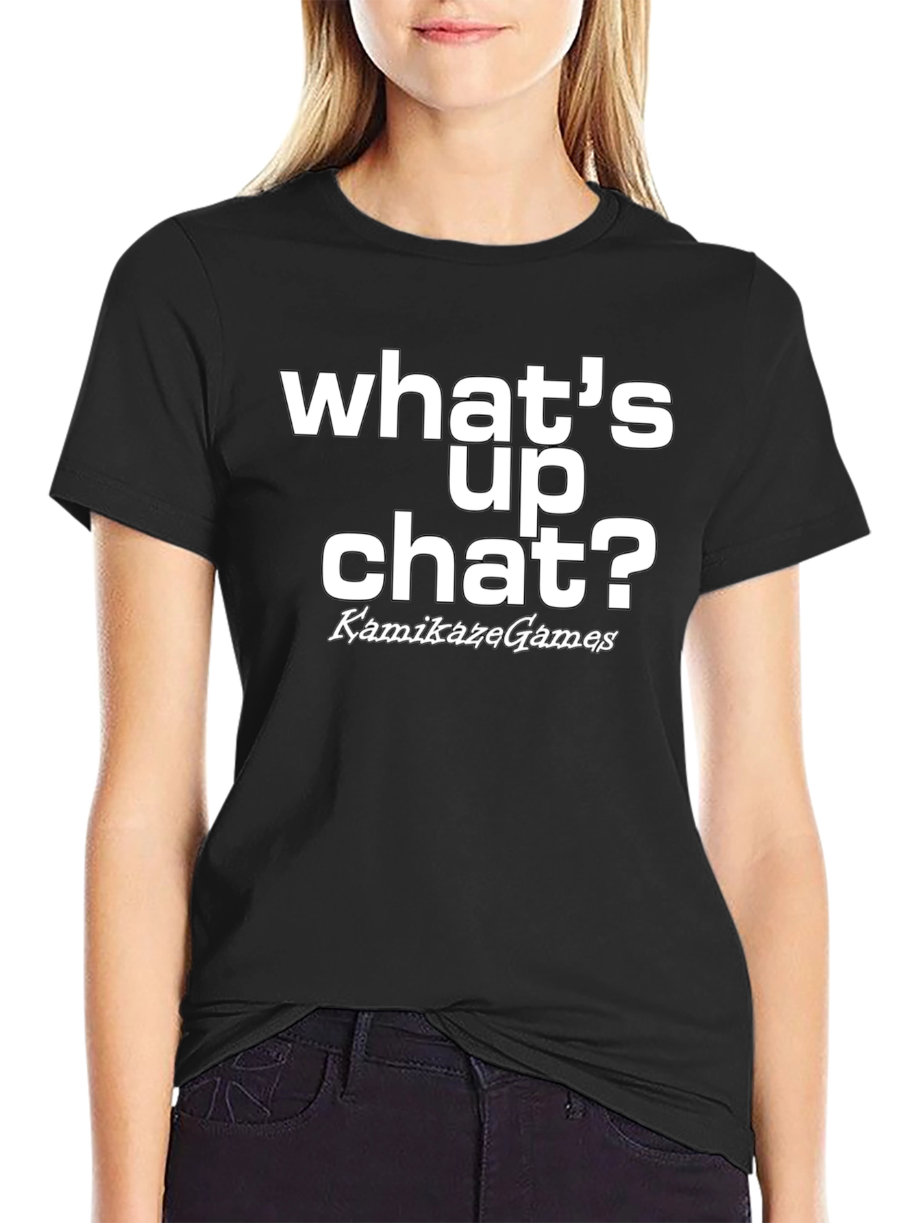 Whats Up Chat? Tee