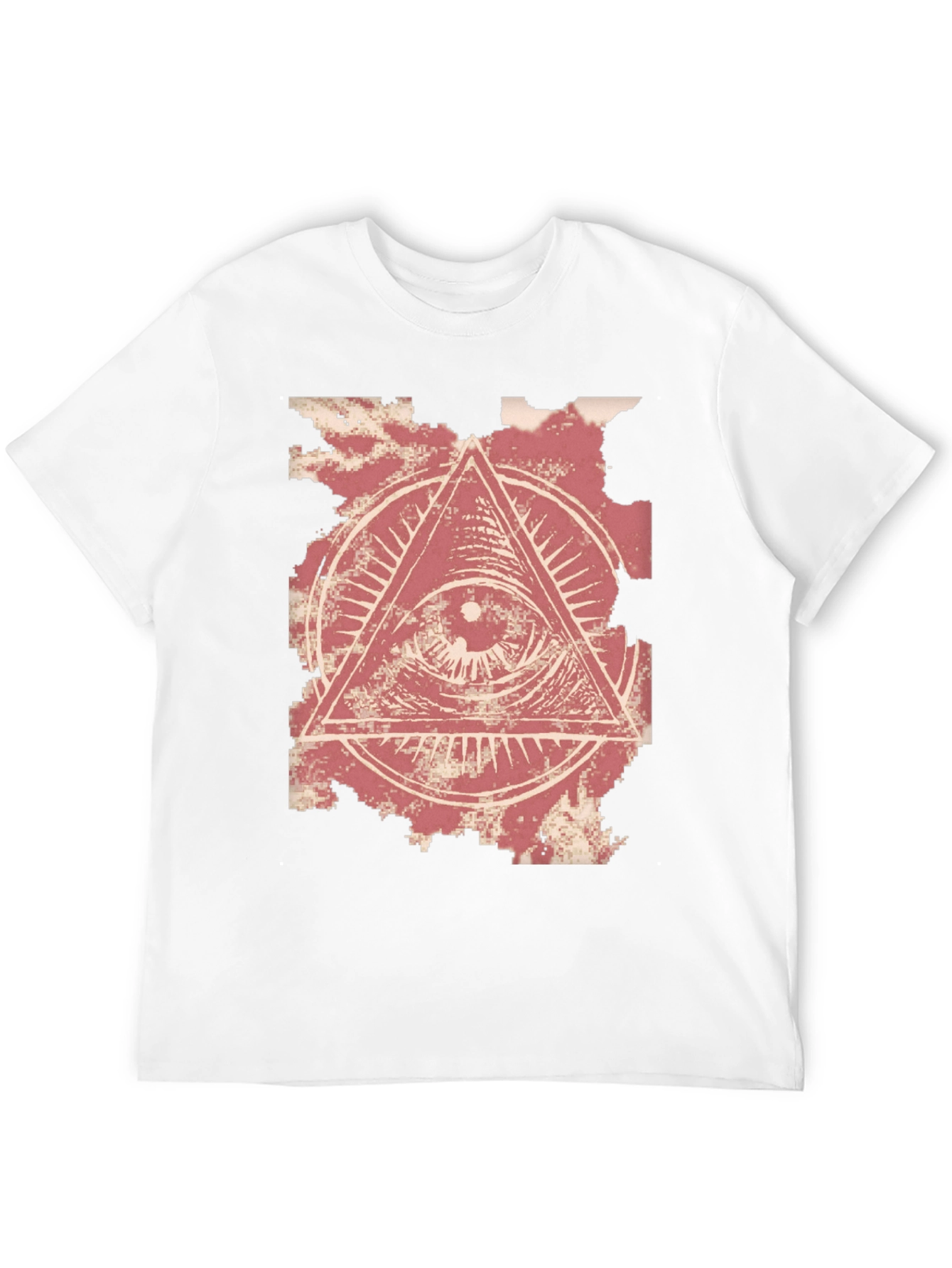 All-Seeing Eye Graphic Tee - Black Cotton T-Shirt