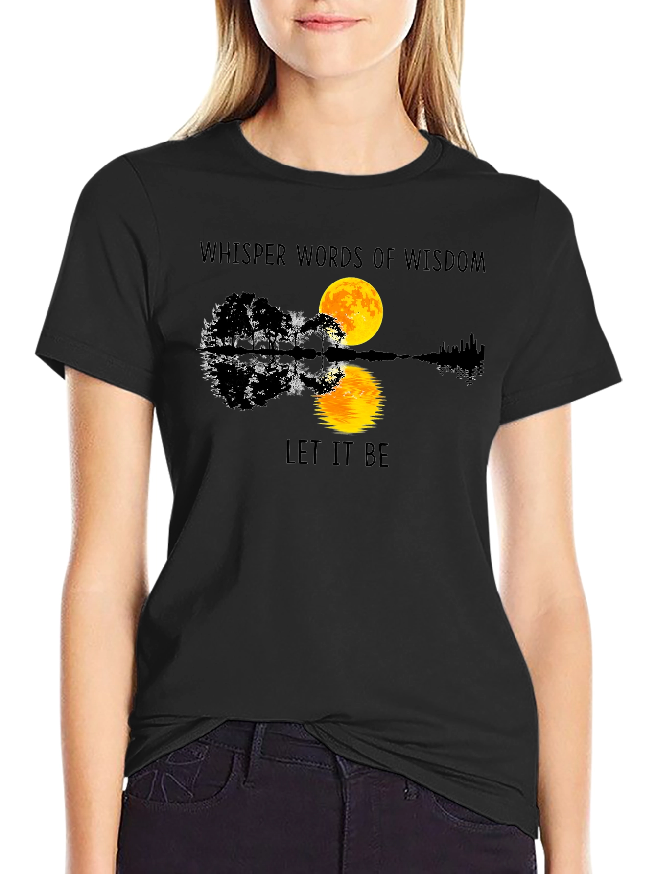 Whisper Words of Wisdom Guitar T-Shirt